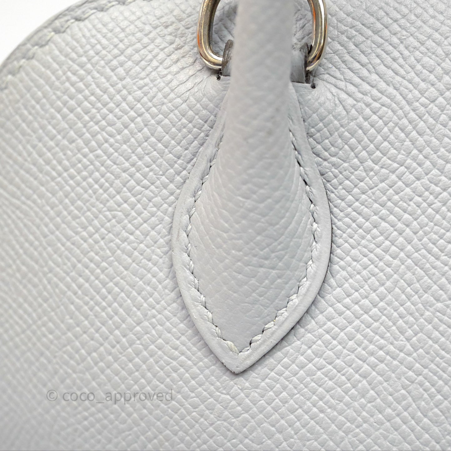 Hermès Bolide 27 Bleu Glacier 8U Epsom Palladium Hardware