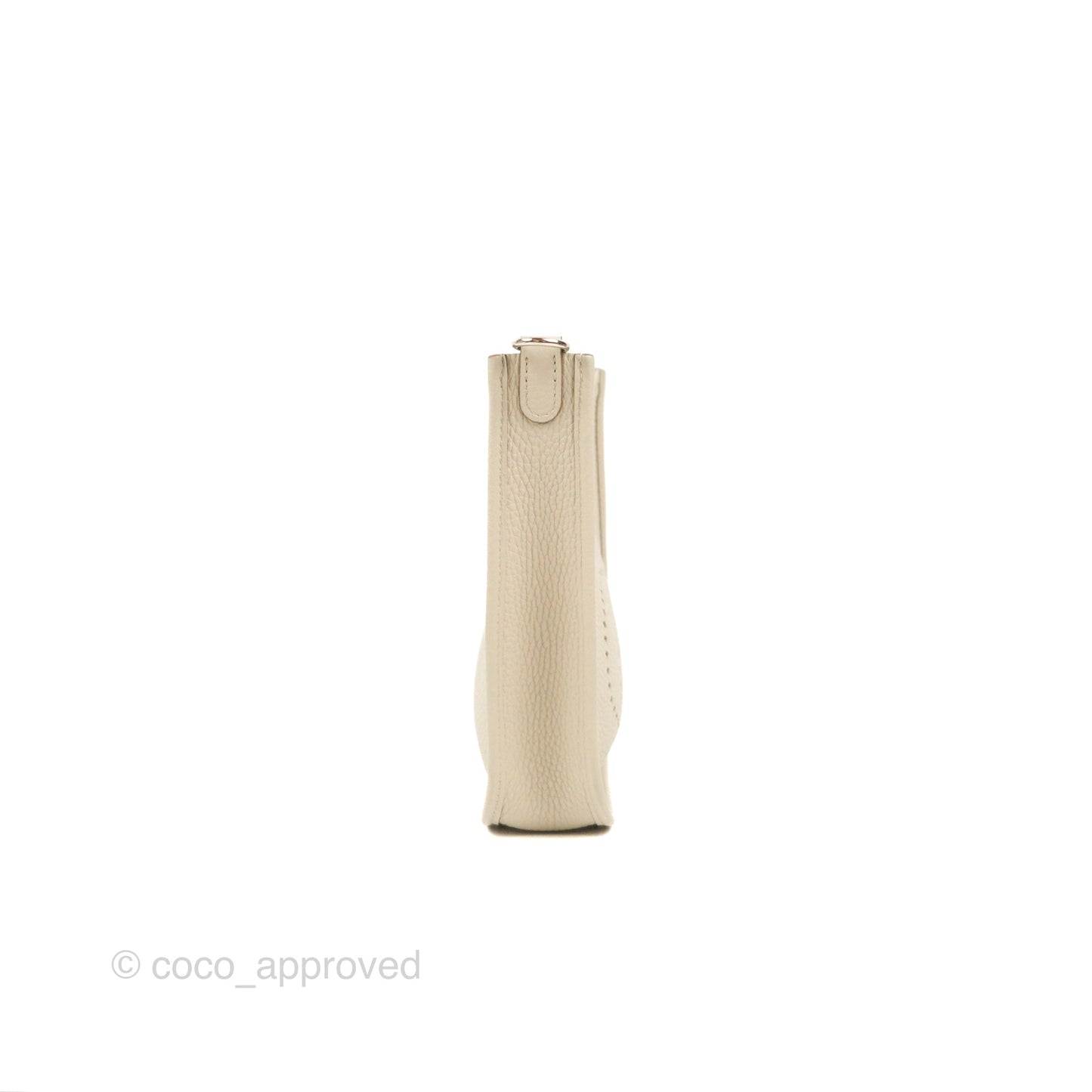 Hermès Mini Evelyne Beton Clemence Palladium Hardware