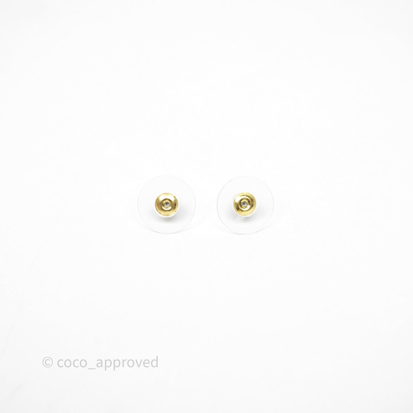 Chanel Pearl Black Leather Drop Crystal CC Earrings Gold Tone 21P