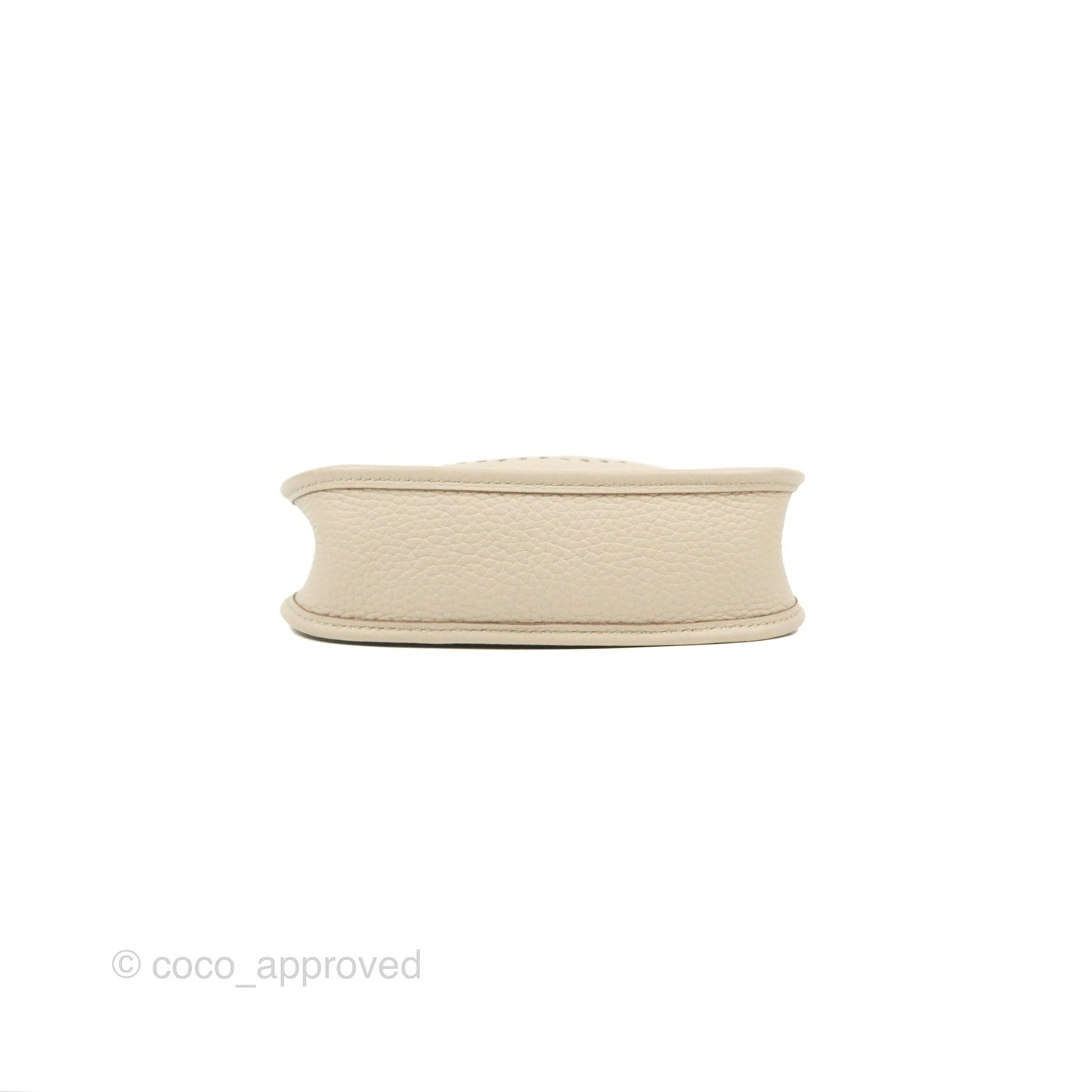 Hermès Mini Evelyne Beton Clemence Palladium Hardware