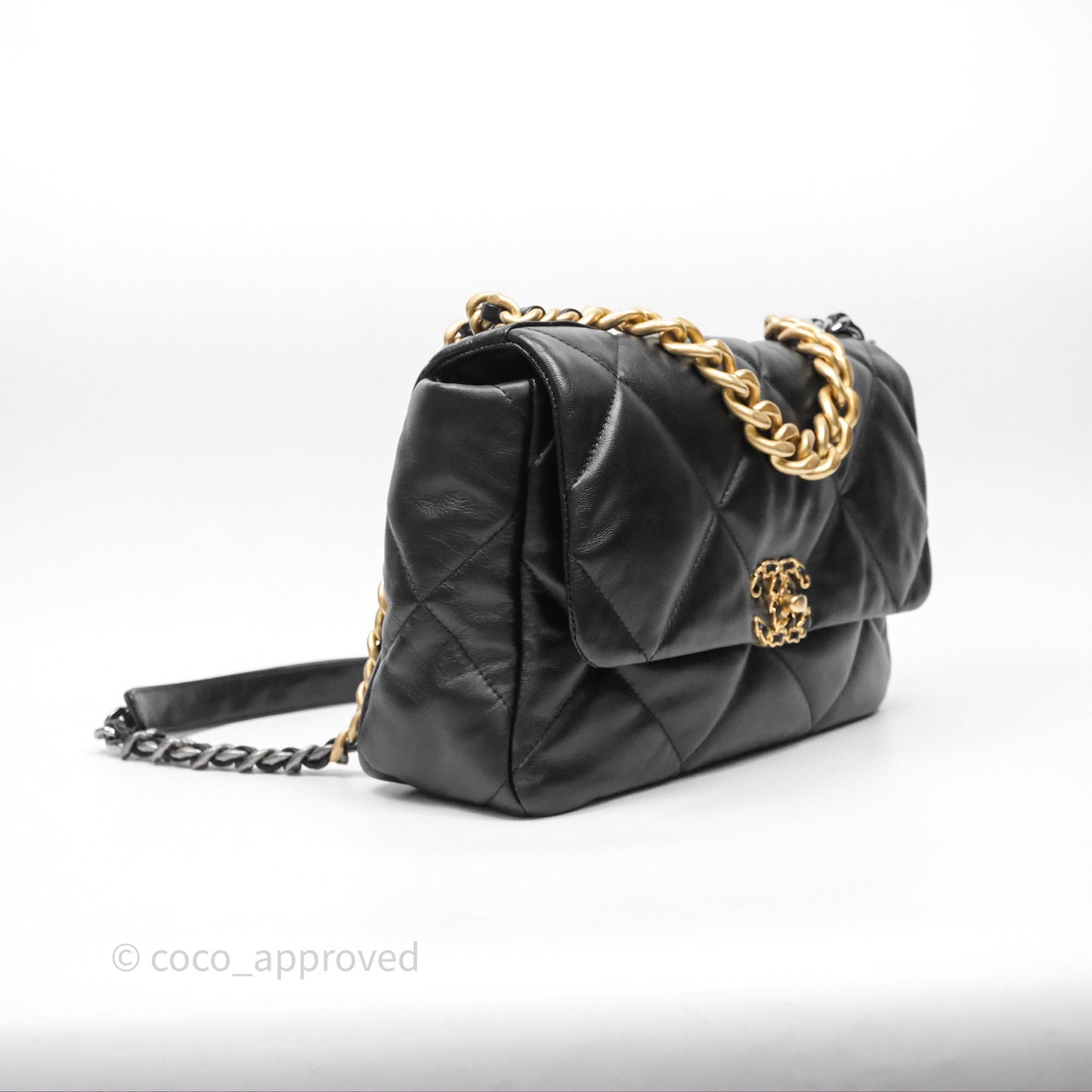 Chanel 19 Medium Black Mixed Hardware
