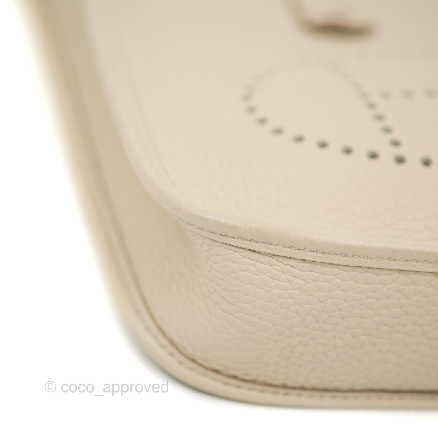 Hermès Mini Evelyne Beton Clemence Palladium Hardware