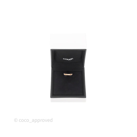 Chanel Coco Crush Ring 18K Beige Gold Mini Version Size 55