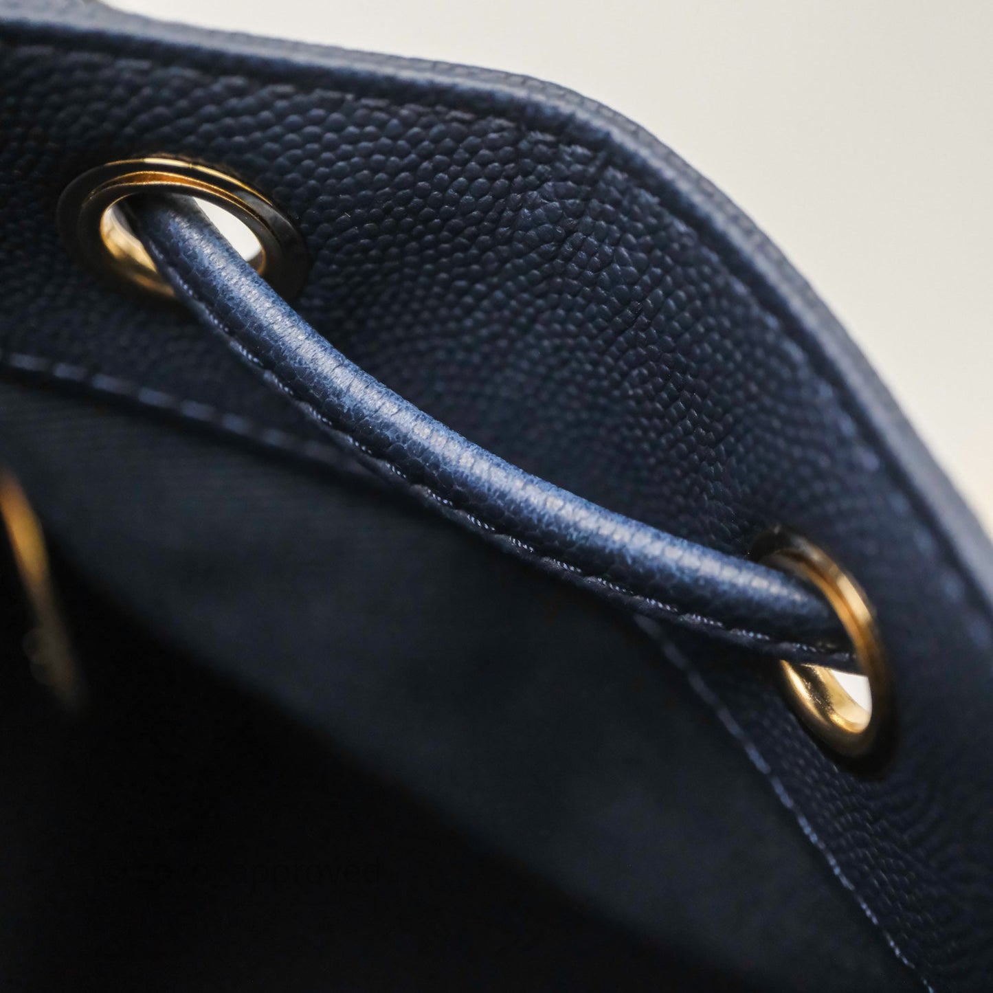 Chanel Quilted Business Affinity Backpack Navy Caviar Gold Hardware