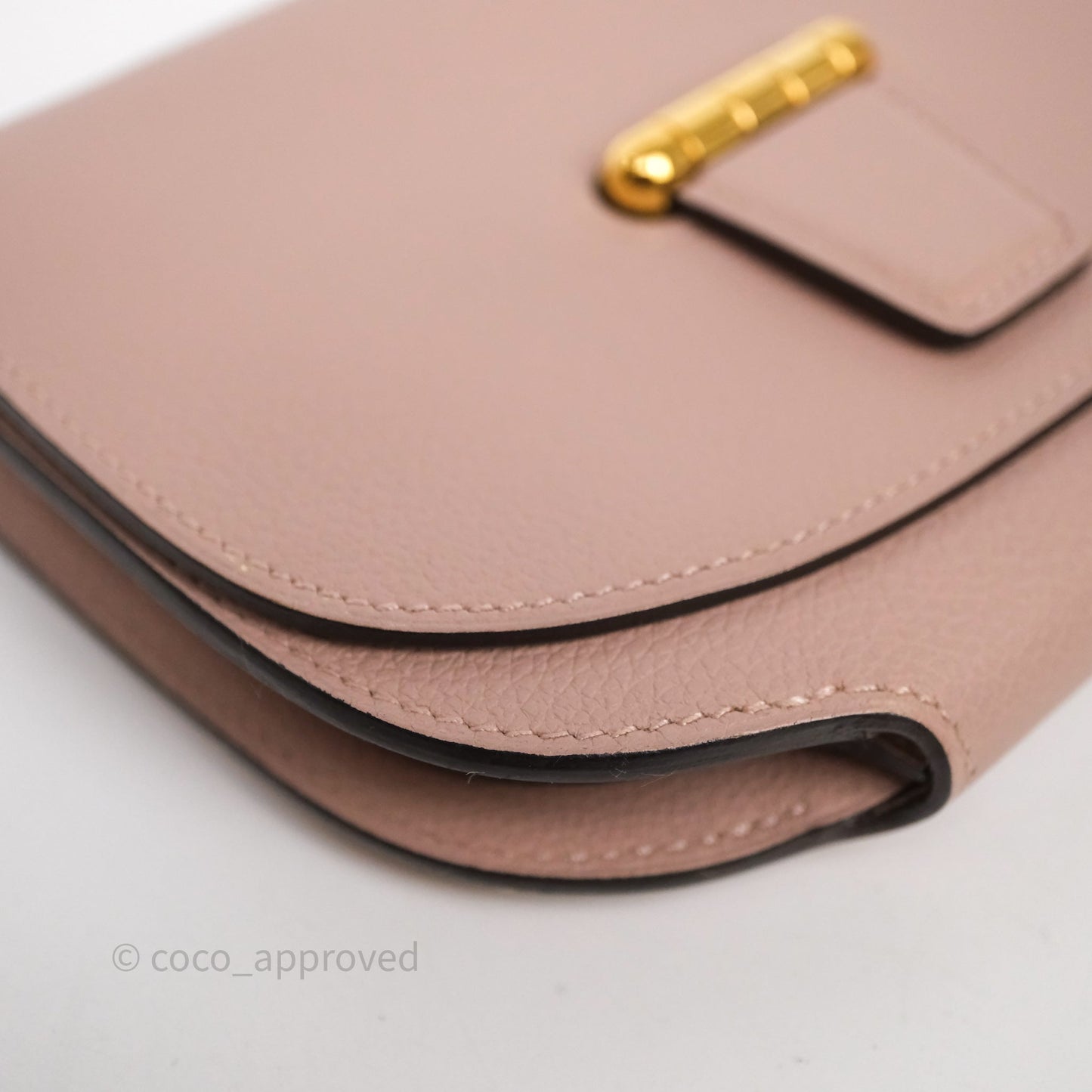 Hermès Mini Convoyeur Veau Evercolor 4W Glycine Bag