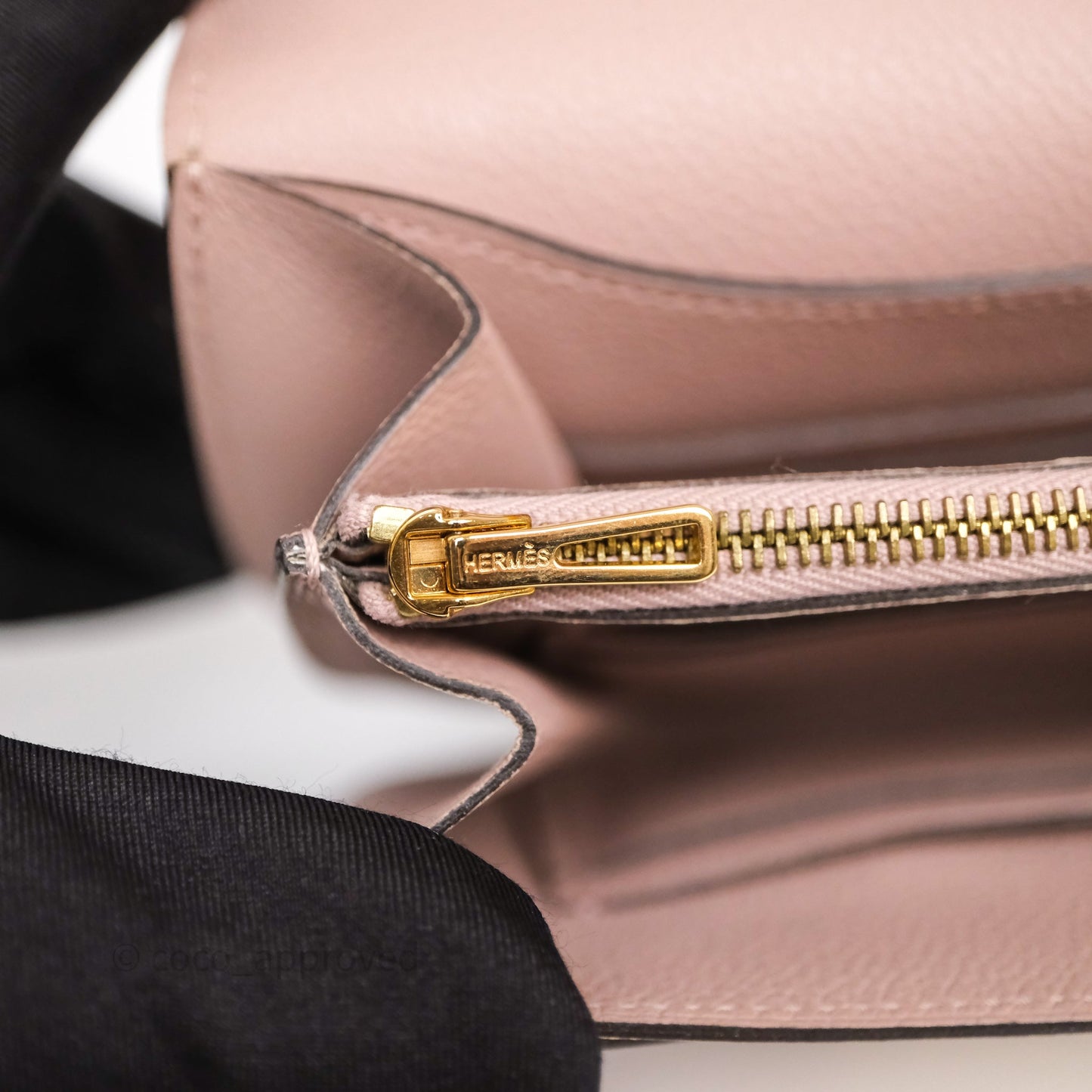 Hermès Mini Convoyeur Veau Evercolor 4W Glycine Bag