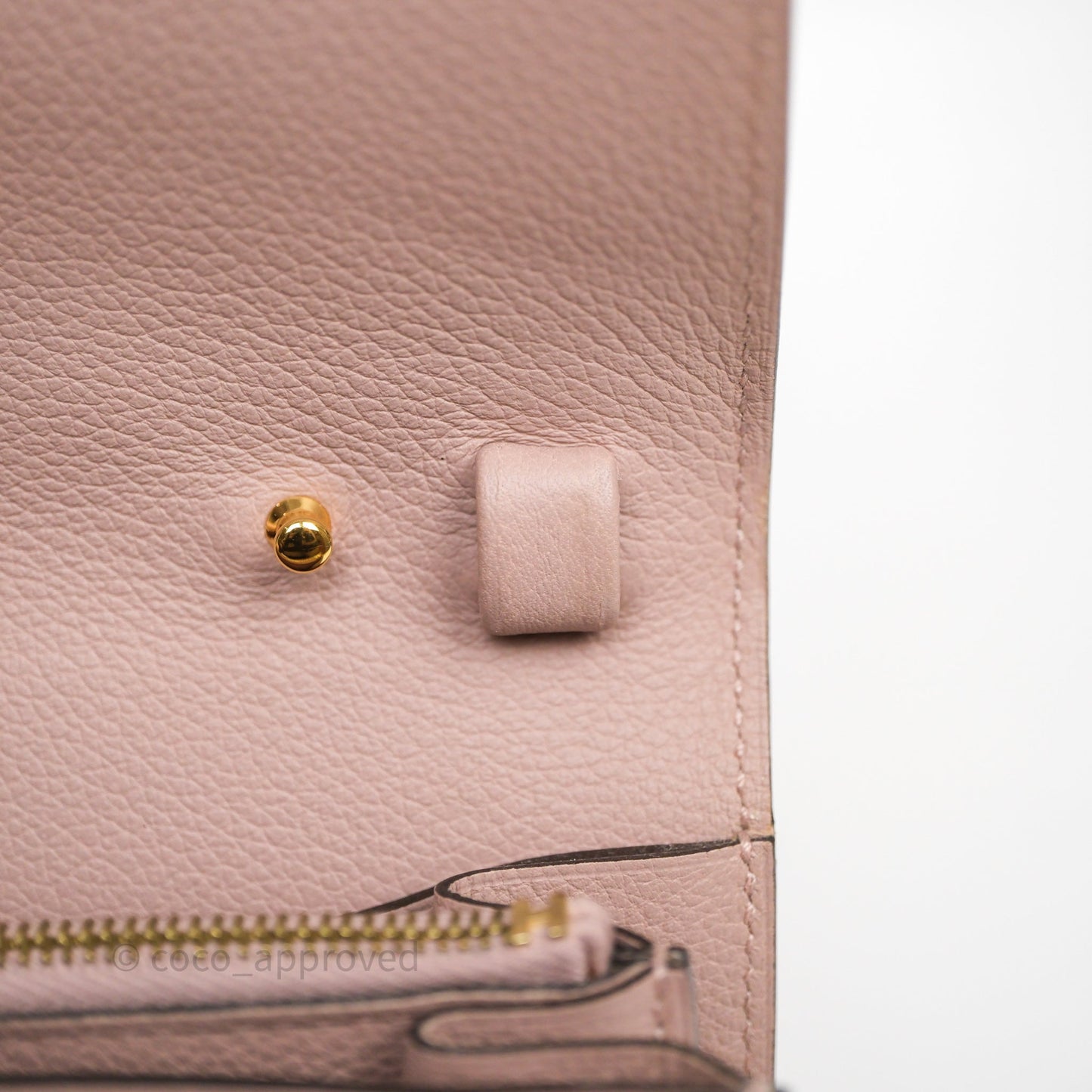 Hermès Mini Convoyeur Veau Evercolor 4W Glycine Bag