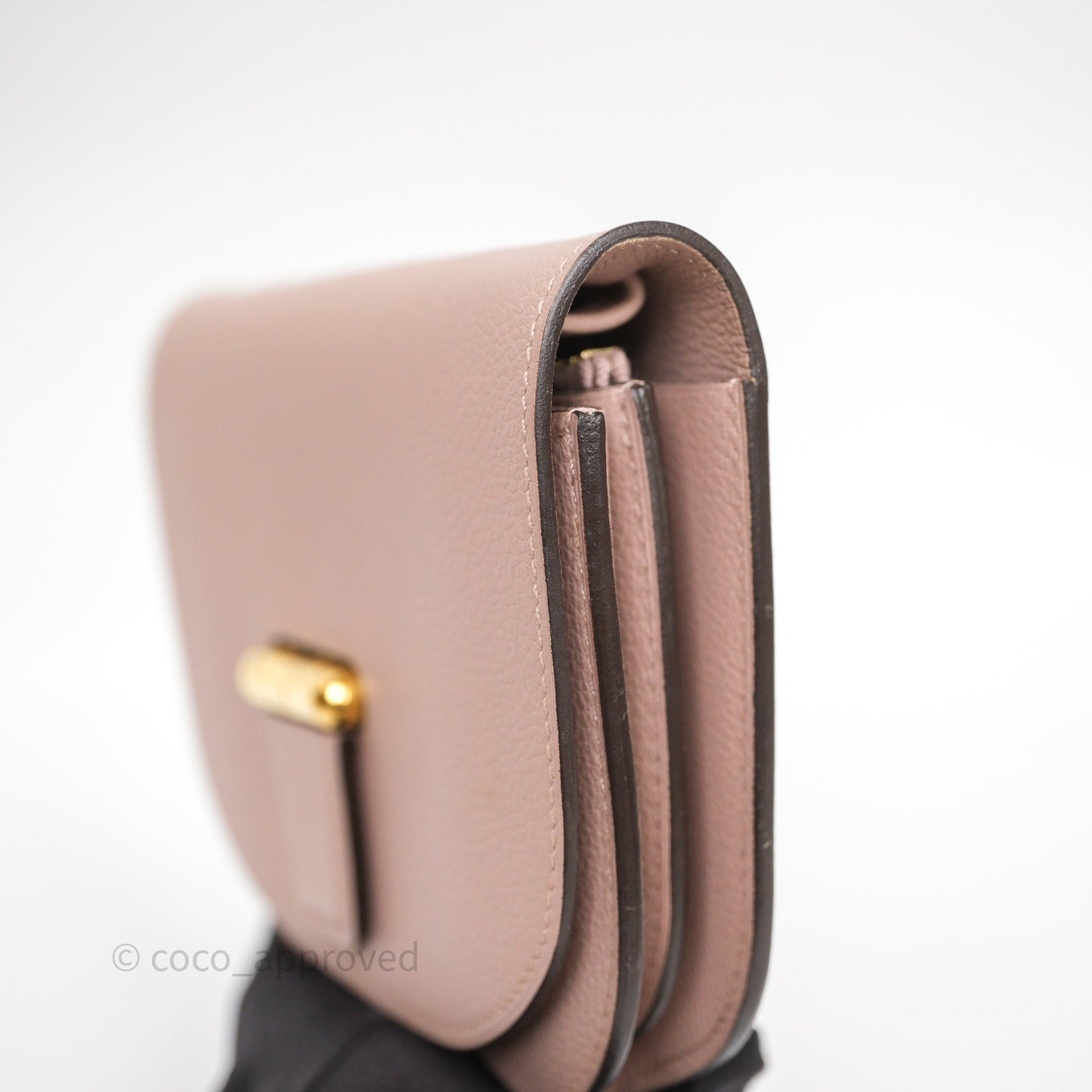Hermès Mini Convoyeur Veau Evercolor 4W Glycine Bag