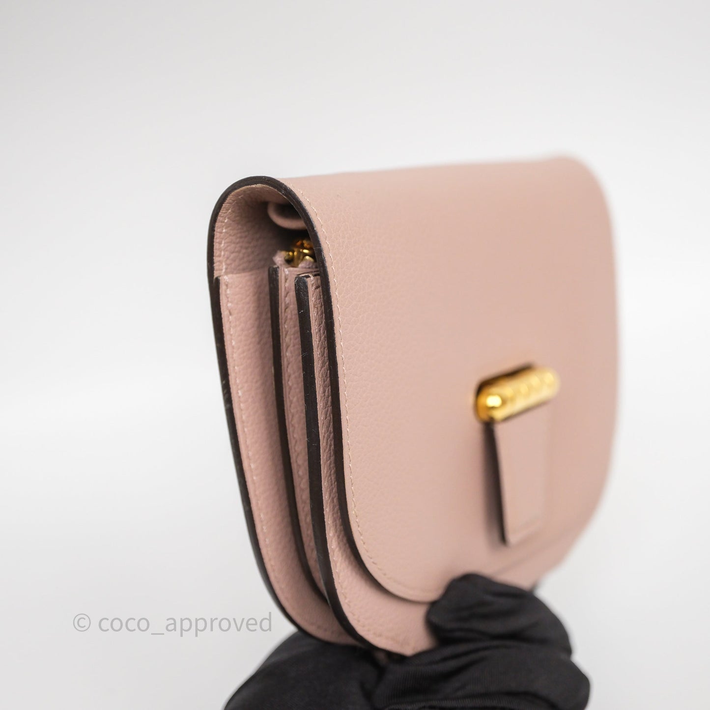 Hermès Mini Convoyeur Veau Evercolor 4W Glycine Bag