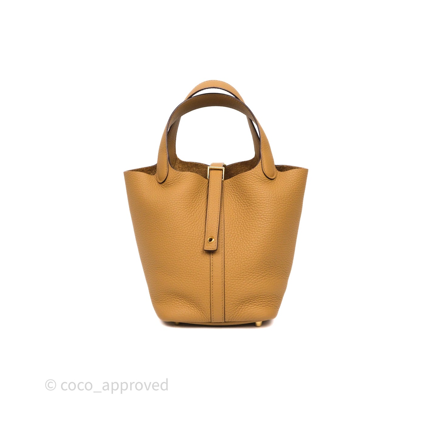 Hermès Picotin Lock 18 Biscuit 48 Clemence Gold Hardware
