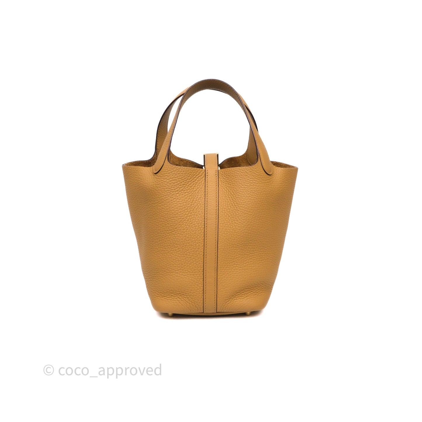 Hermès Picotin Lock 18 Biscuit 48 Clemence Gold Hardware