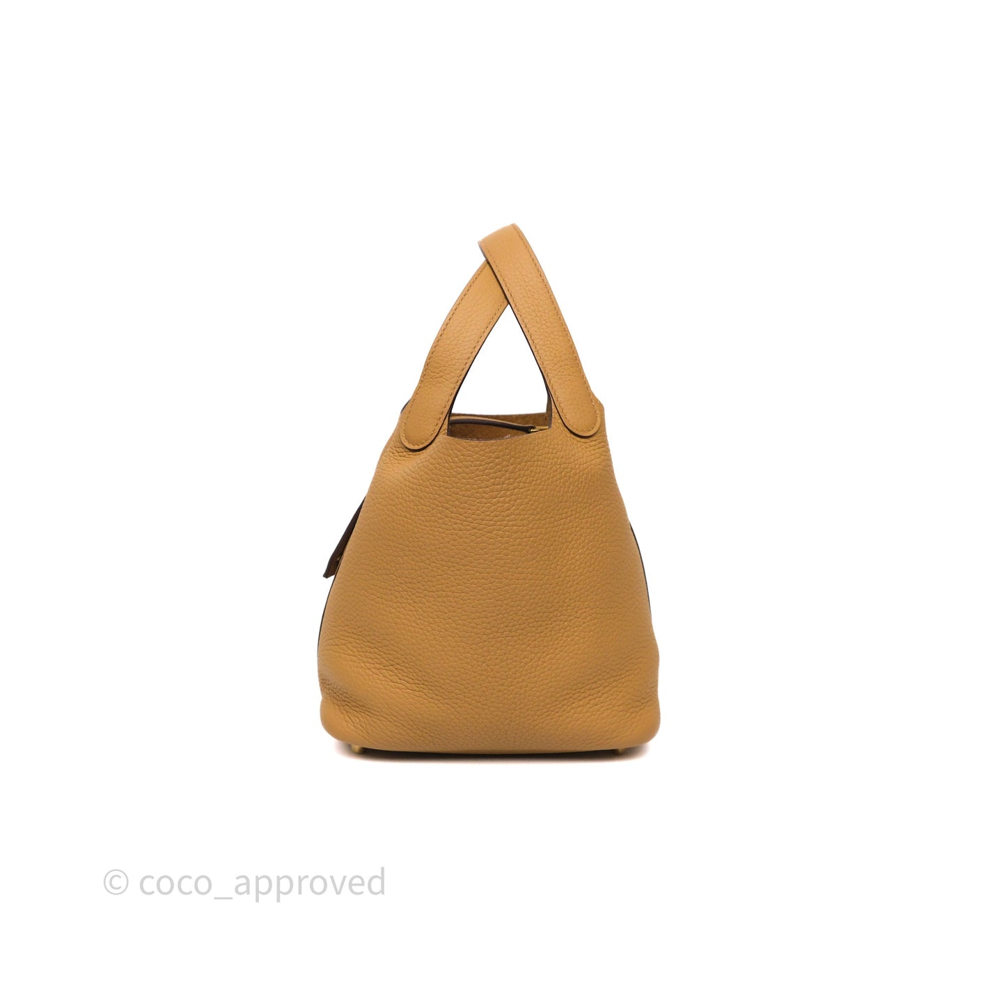 Hermès Picotin Lock 18 Biscuit 48 Clemence Gold Hardware