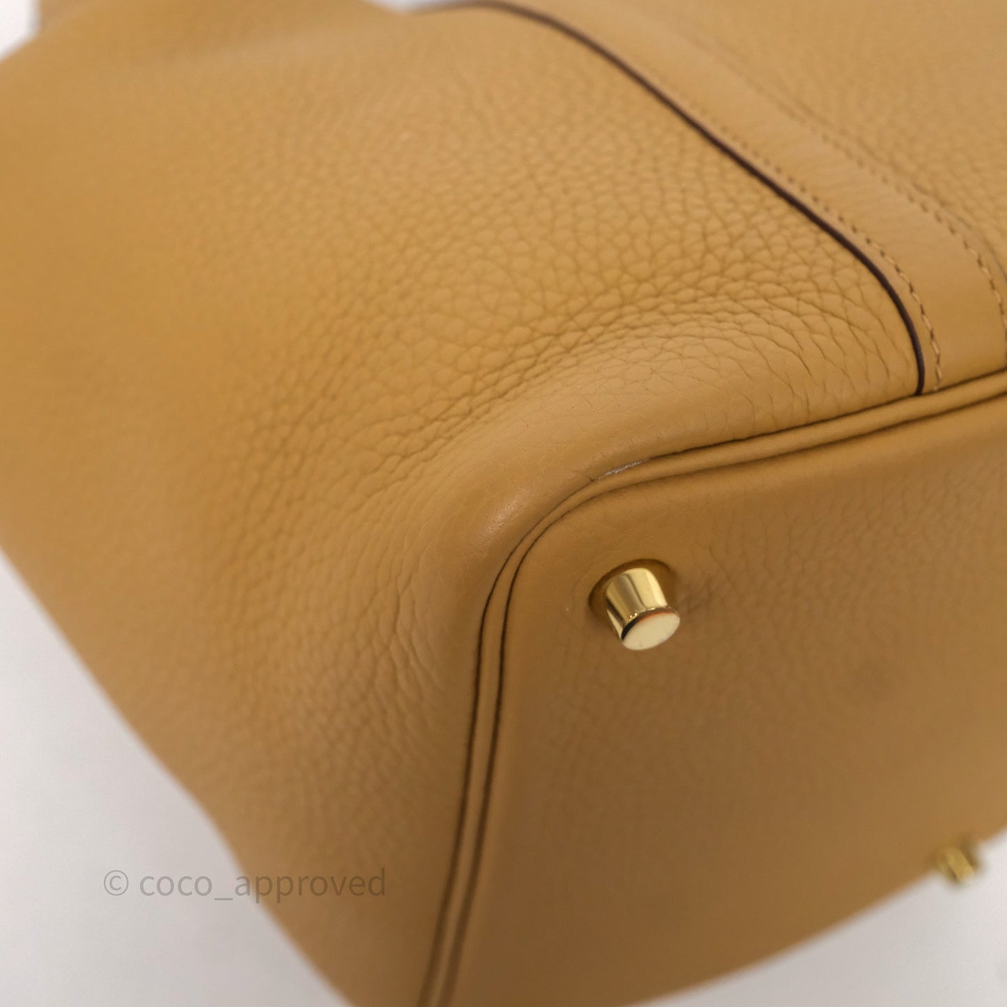 Hermès Picotin Lock 18 Biscuit 48 Clemence Gold Hardware