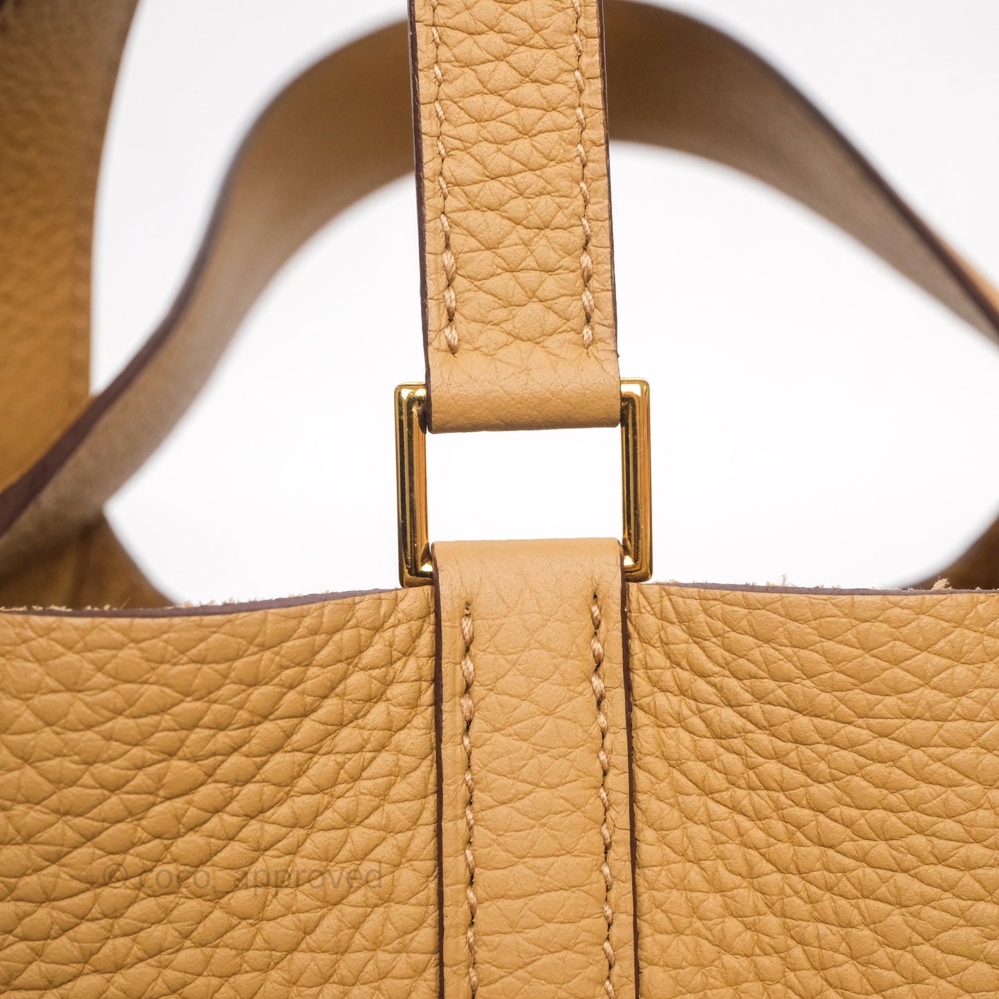 Hermès Picotin Lock 18 Biscuit 48 Clemence Gold Hardware