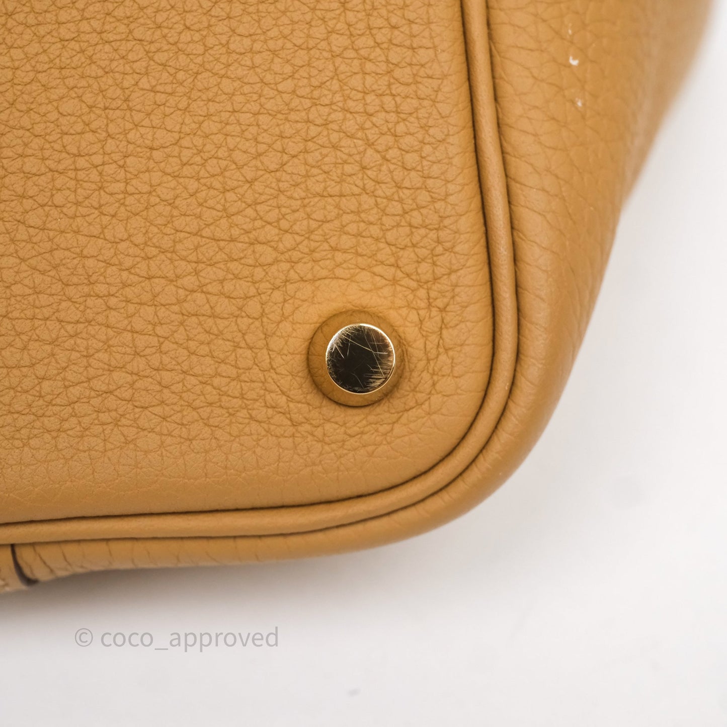 Hermès Picotin Lock 18 Biscuit 48 Clemence Gold Hardware