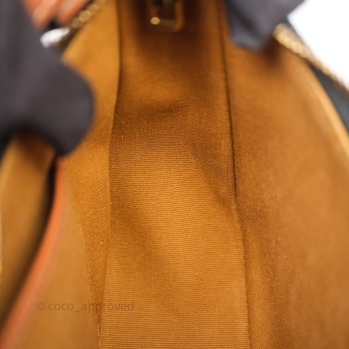 Celine Medium Ava Triomphe Bag Triomphe Canvas Tan Calfskin
