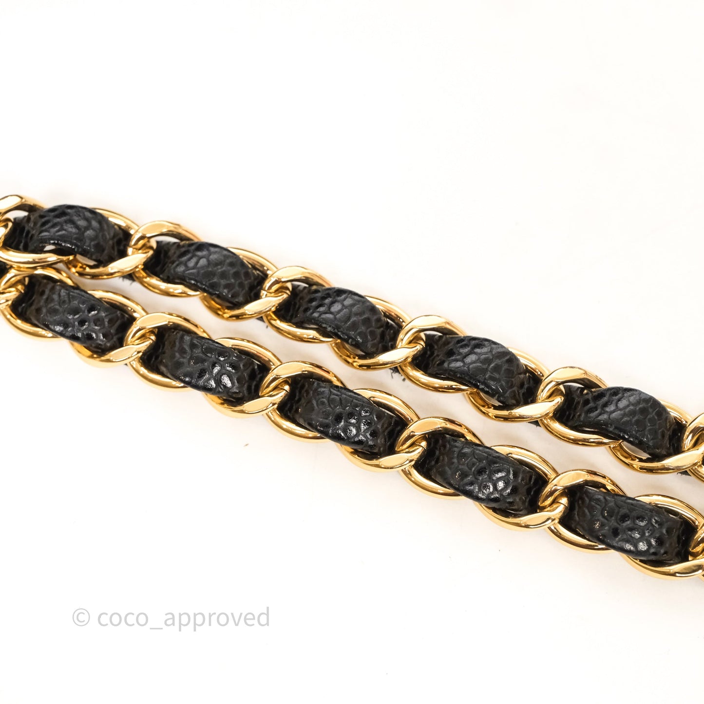 Chanel Classic M/L Medium Flap Quilted Black Caviar Gold Hardware
