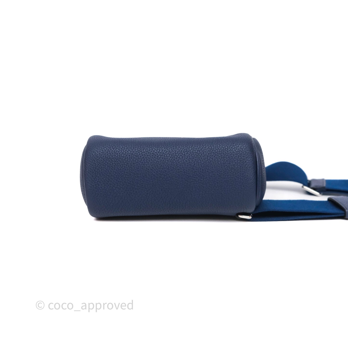 Hermès Hac a Dos PM Backpack Bleu Nuit 2Z Togo Palladium Hardware