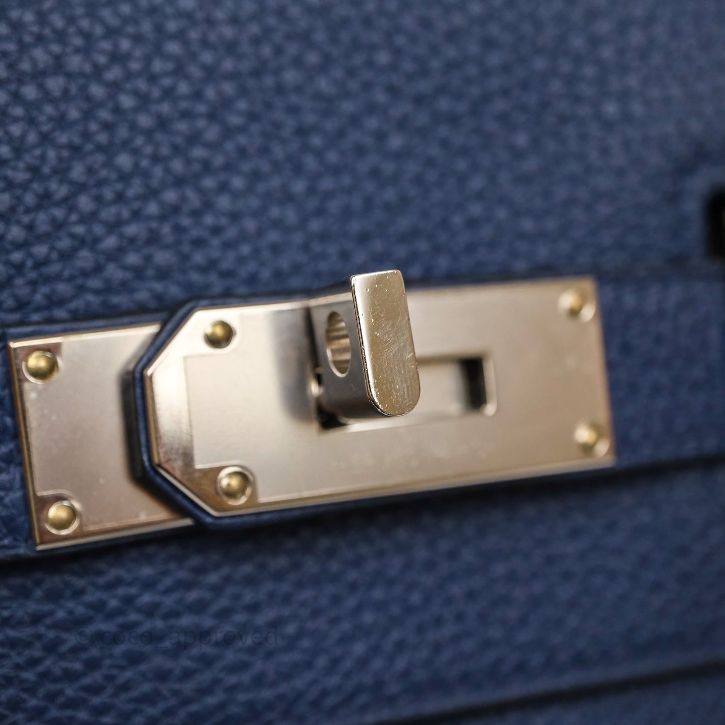 Hermès Hac a Dos PM Backpack Bleu Nuit 2Z Togo Palladium Hardware