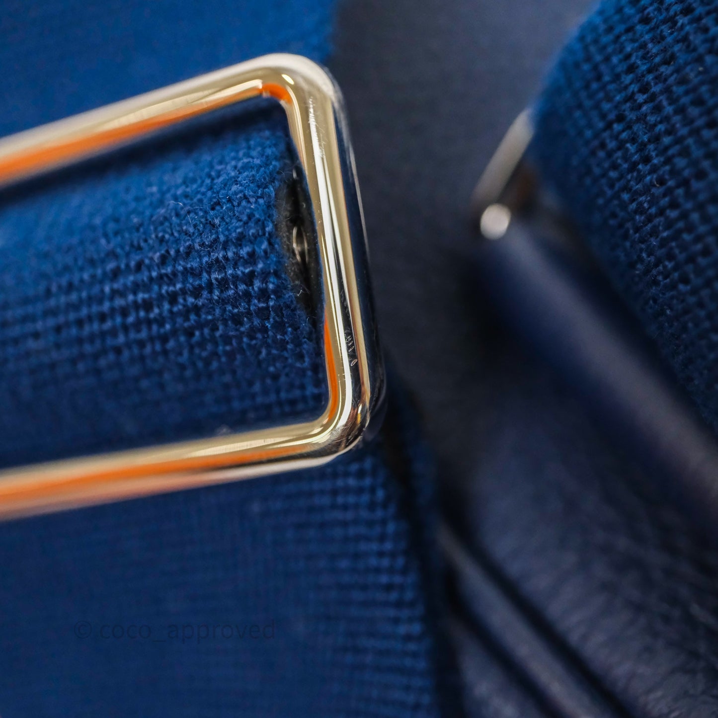 Hermès Hac a Dos PM Backpack Bleu Nuit 2Z Togo Palladium Hardware