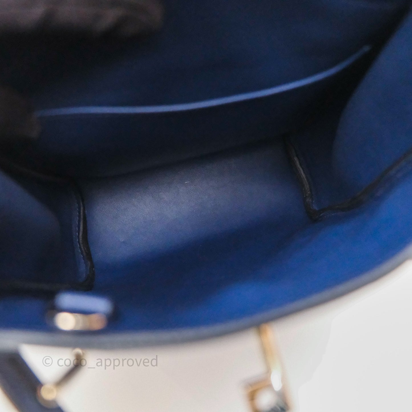 Hermès Hac a Dos PM Backpack Bleu Nuit 2Z Togo Palladium Hardware