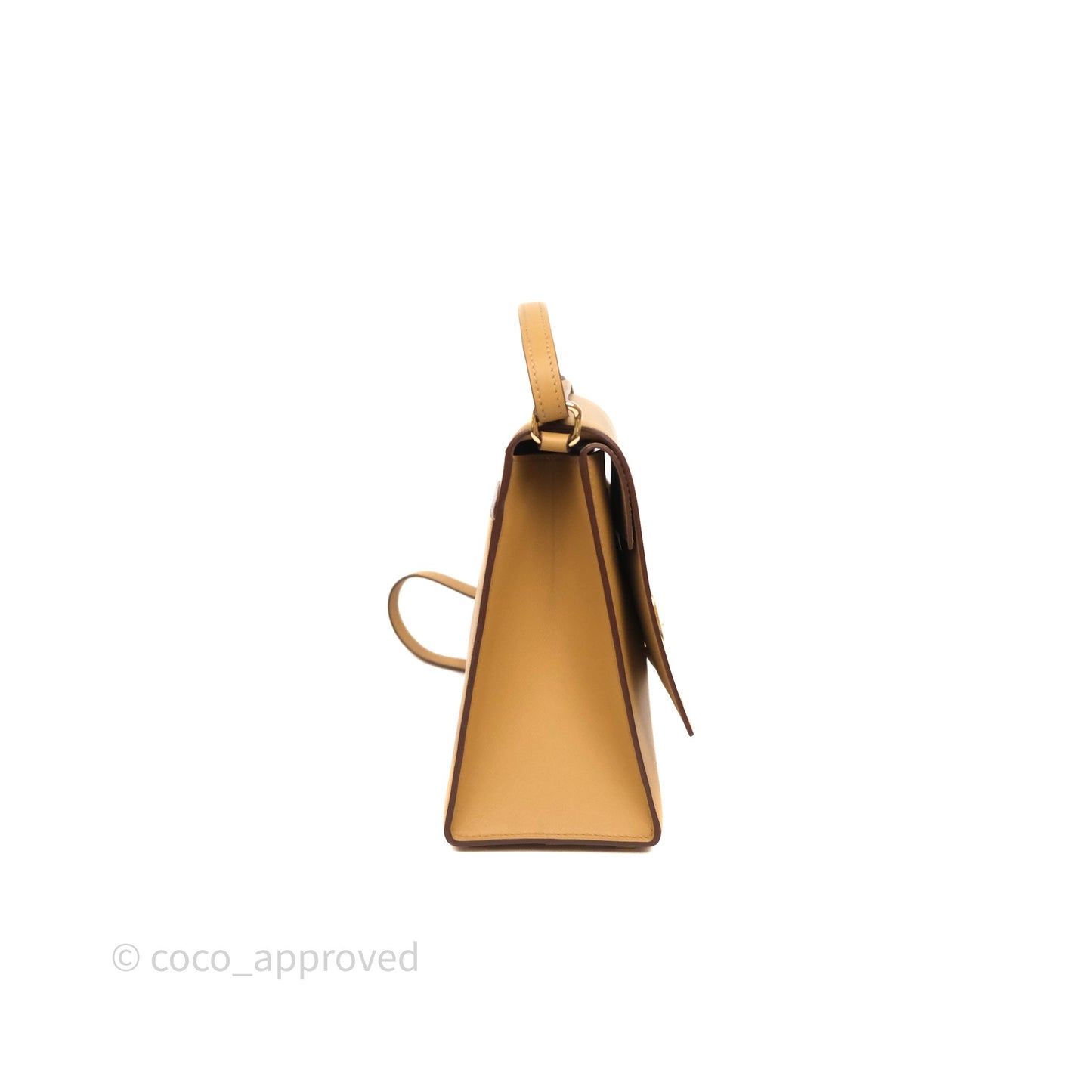 Hermès Boucle Sellier Bag Biscuit 48 Swift Gold Hardware