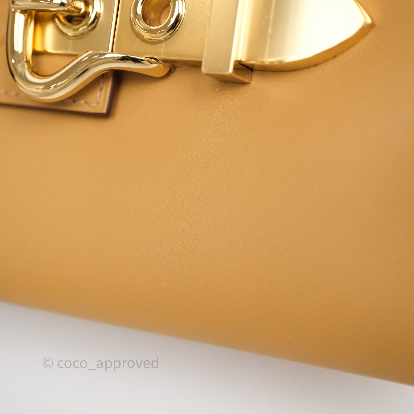 Hermès Boucle Sellier Bag Biscuit 48 Swift Gold Hardware