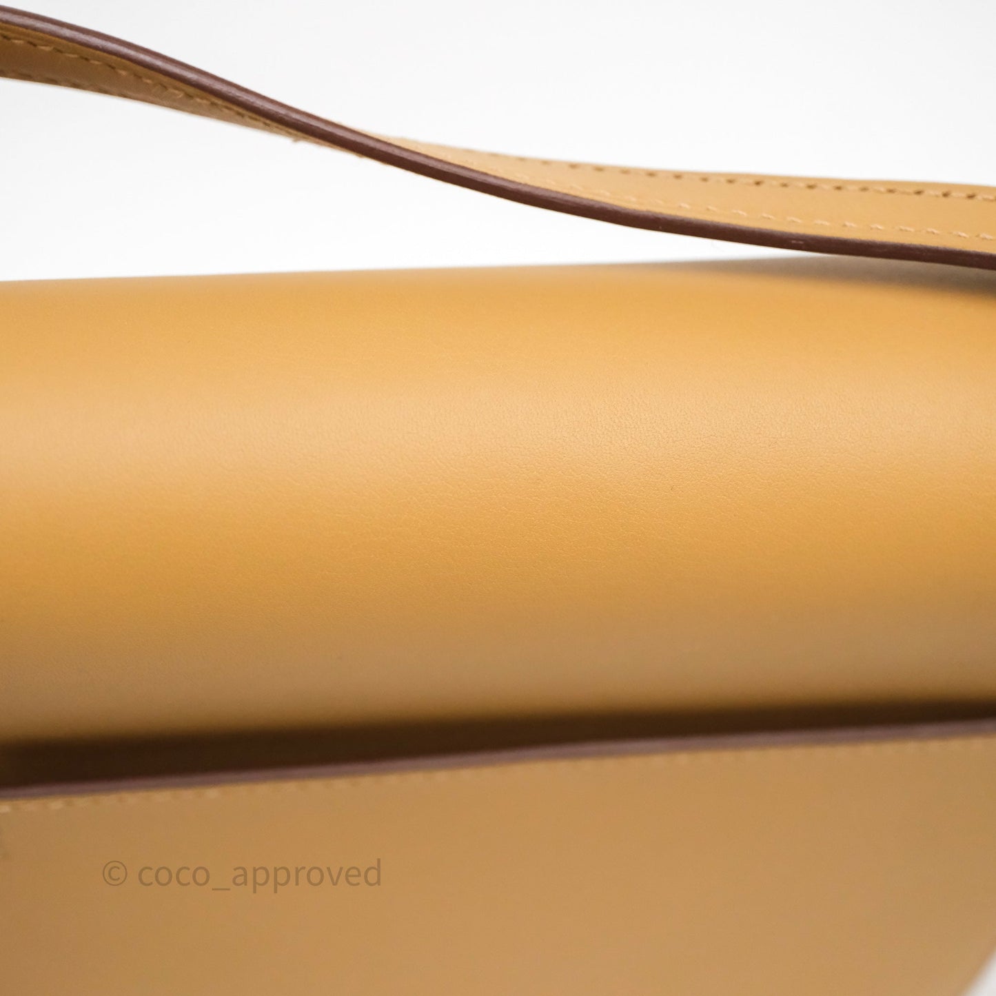 Hermès Boucle Sellier Bag Biscuit 48 Swift Gold Hardware