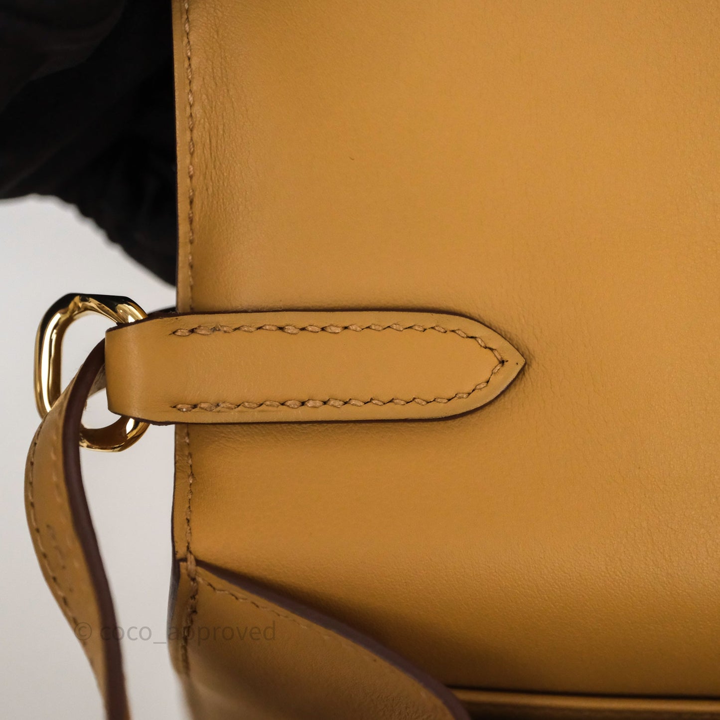 Hermès Boucle Sellier Bag Biscuit 48 Swift Gold Hardware