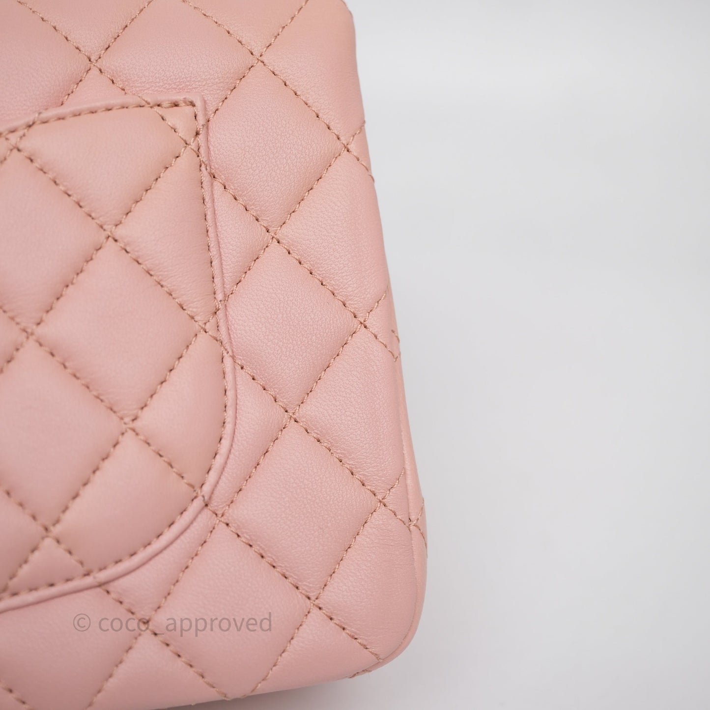 Chanel Quilted Flap Bag With Camellia Adjustable Lambskin Pink Aged Gold Hardware