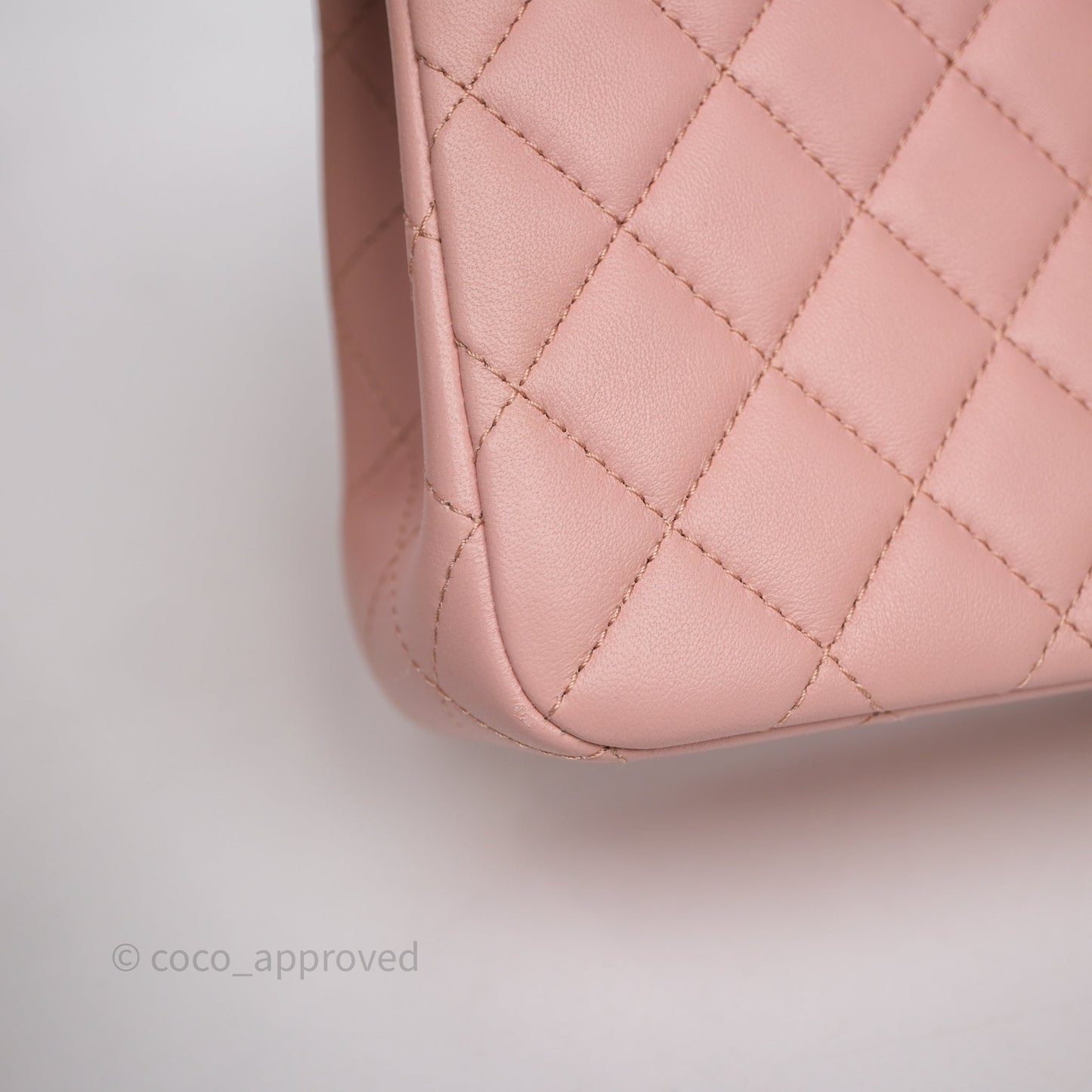 Chanel Quilted Flap Bag With Camellia Adjustable Lambskin Pink Aged Gold Hardware