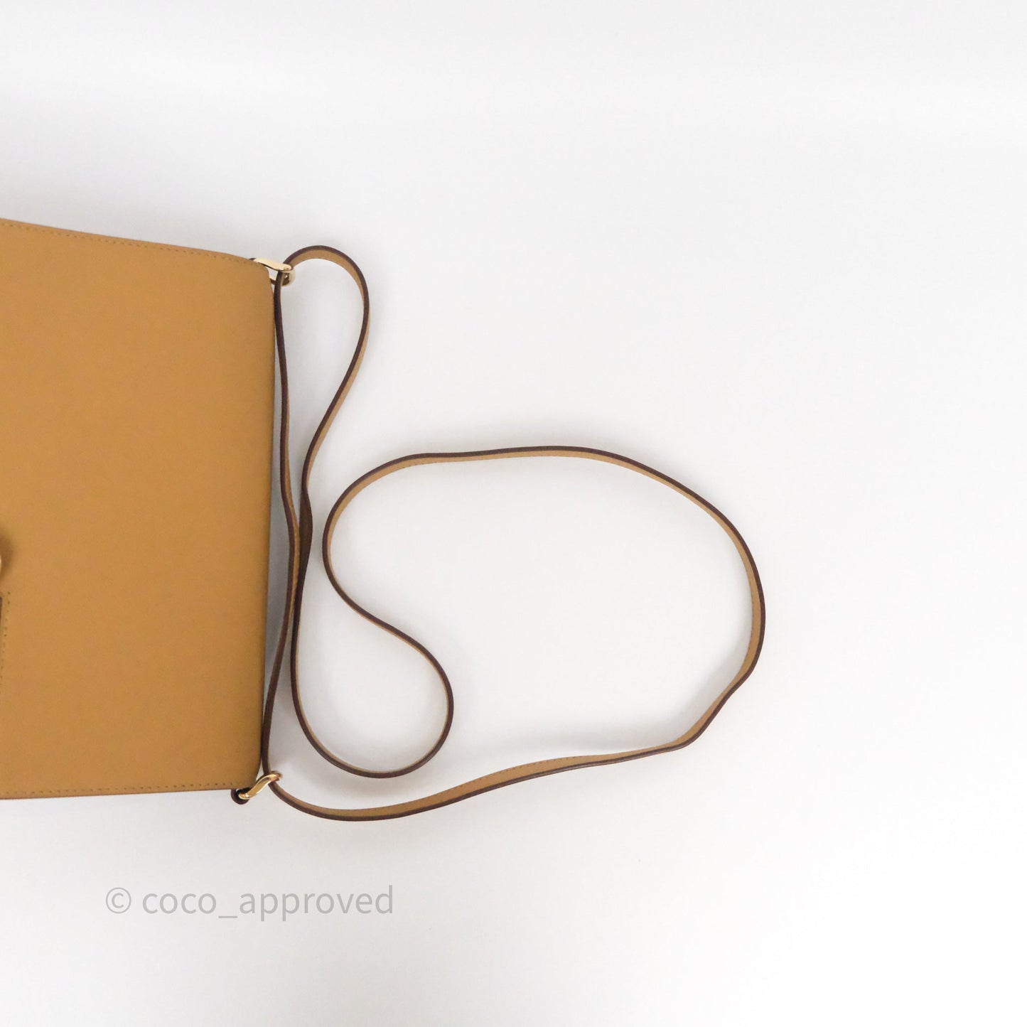 Hermès Boucle Sellier Bag Biscuit 48 Swift Gold Hardware