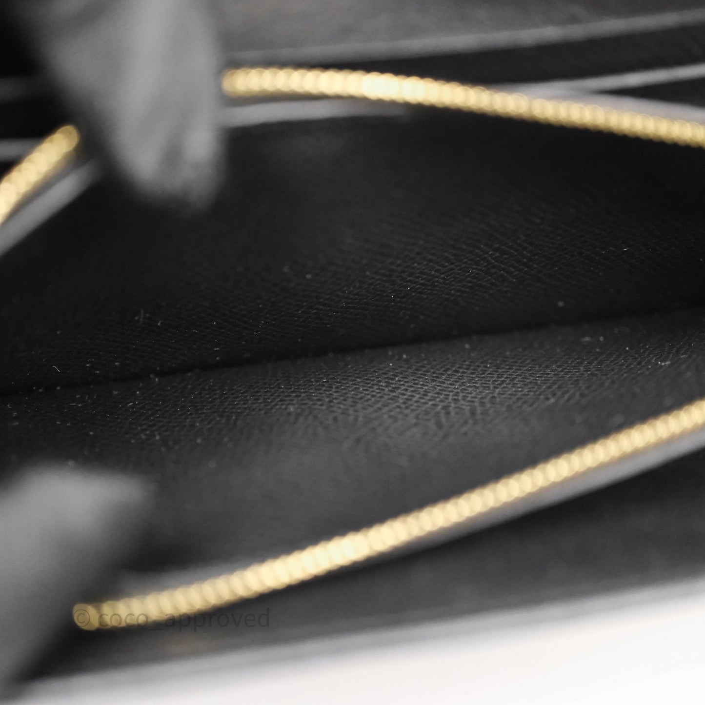 Hermès Constance Long To Go Wallet Black Noir 89 Epsom Rose Gold Hardware