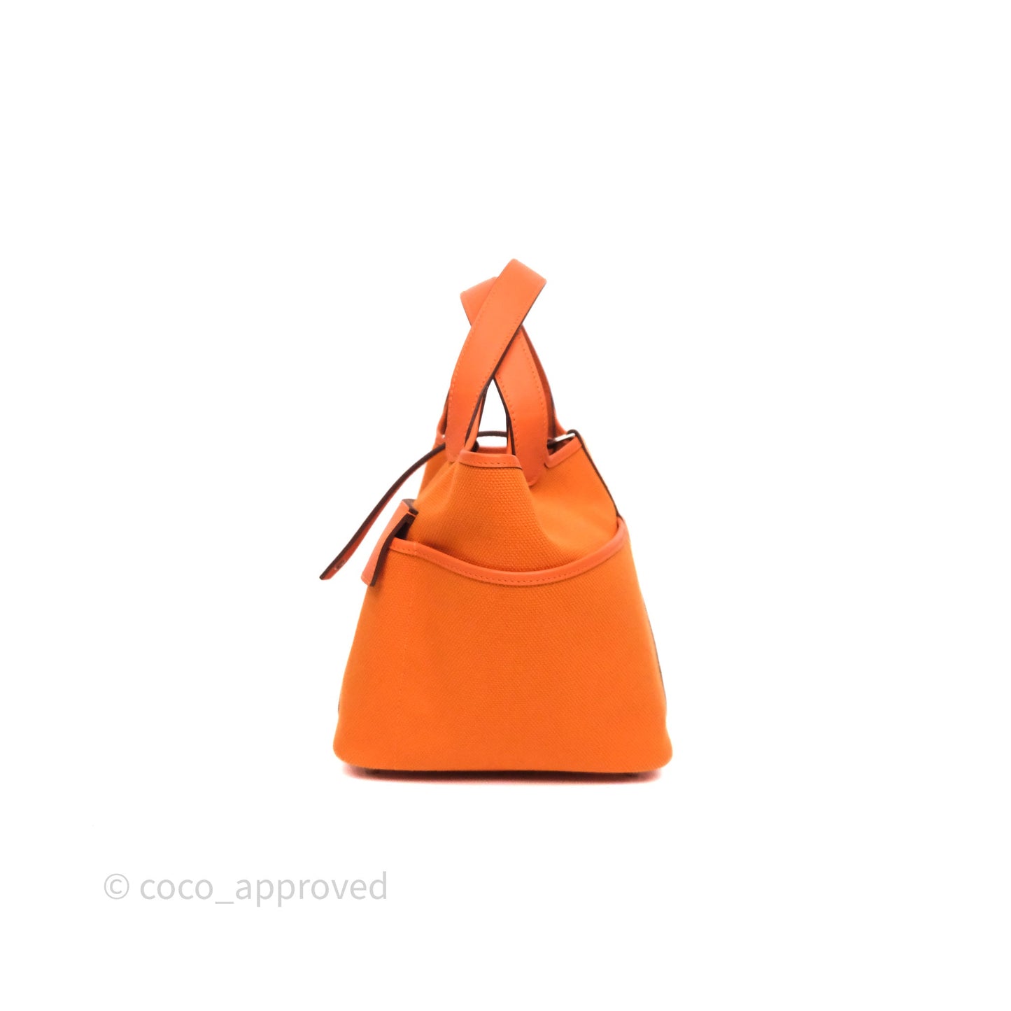 Hermès Picotin Lock 18 Cargo Pockets Orange Minium 0X Palladium Hardware