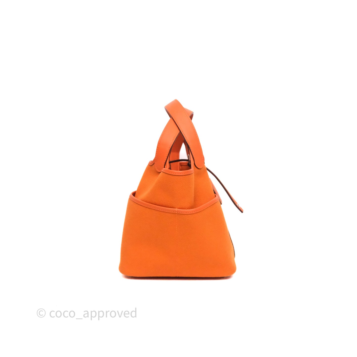 Hermès Picotin Lock 18 Cargo Pockets Orange Minium 0X Palladium Hardware