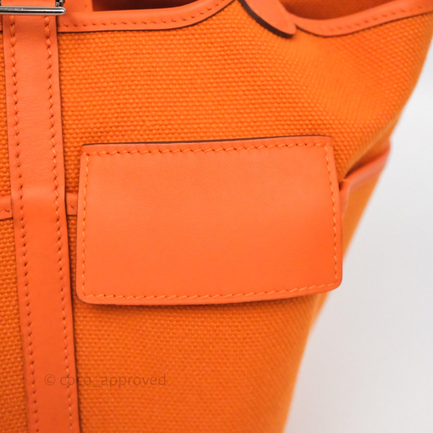 Hermès Picotin Lock 18 Cargo Pockets Orange Minium 0X Palladium Hardware
