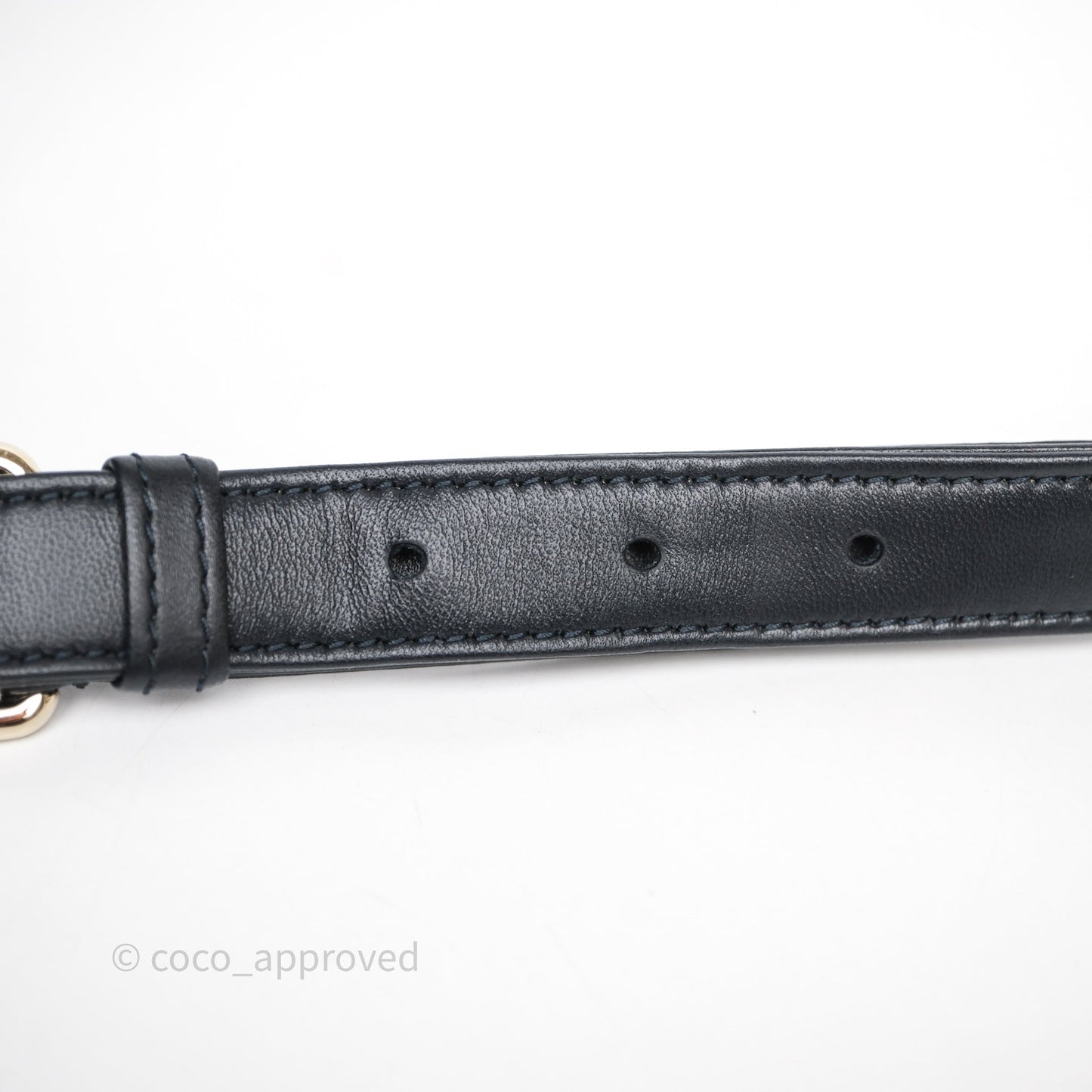 Christian Dior Medium Lady Dior Navy Lambskin Gold Hardware