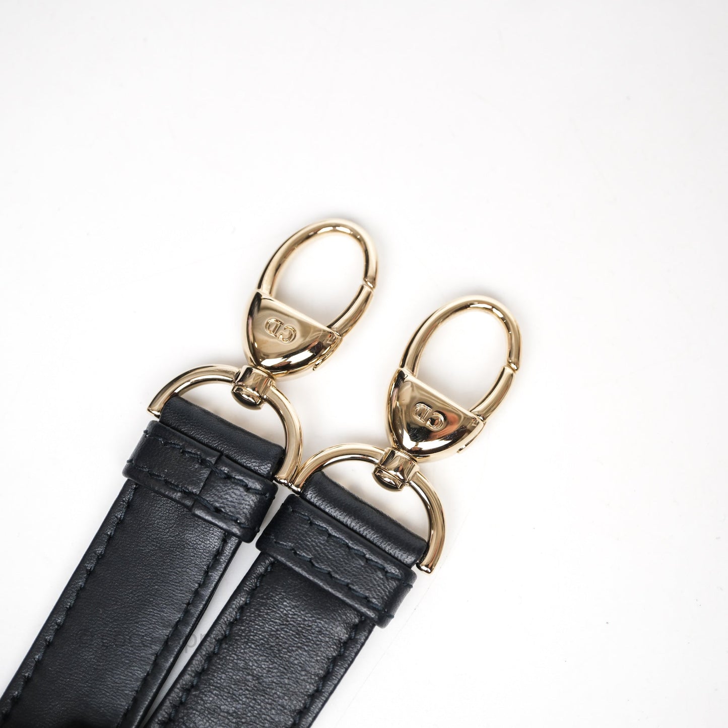 Christian Dior Medium Lady Dior Navy Lambskin Gold Hardware