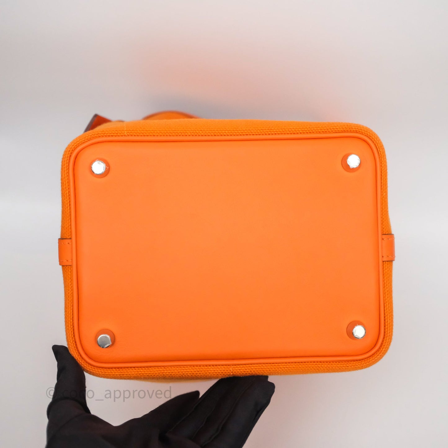 Hermès Picotin Lock 18 Cargo Pockets Orange Minium 0X Palladium Hardware