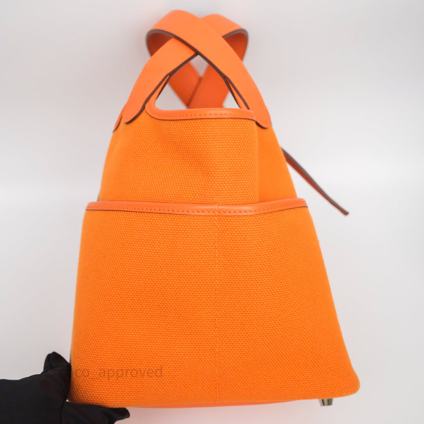 Hermès Picotin Lock 18 Cargo Pockets Orange Minium 0X Palladium Hardware