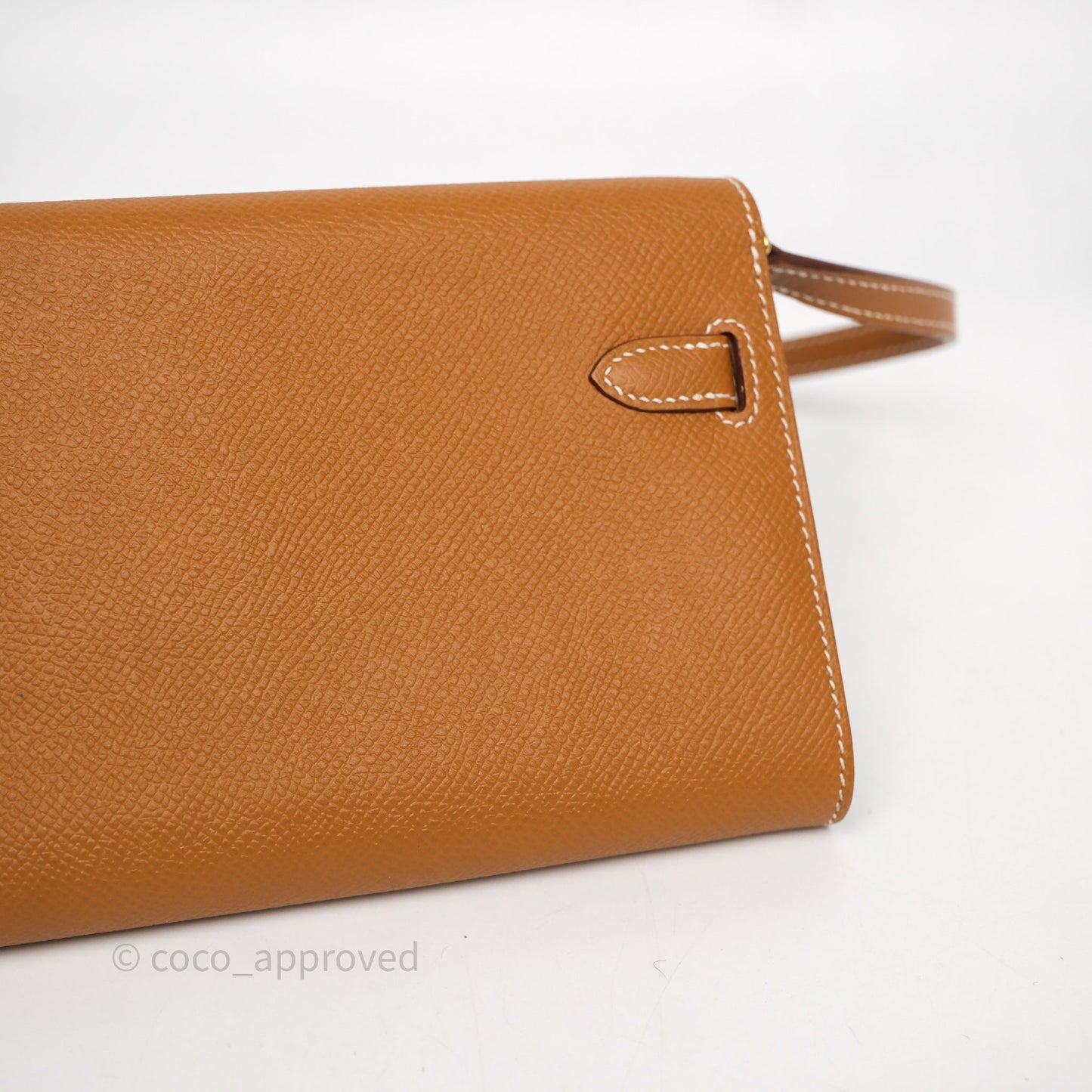 Hermès Kelly To Go Wallet Gold 37 Epsom Gold Hardware