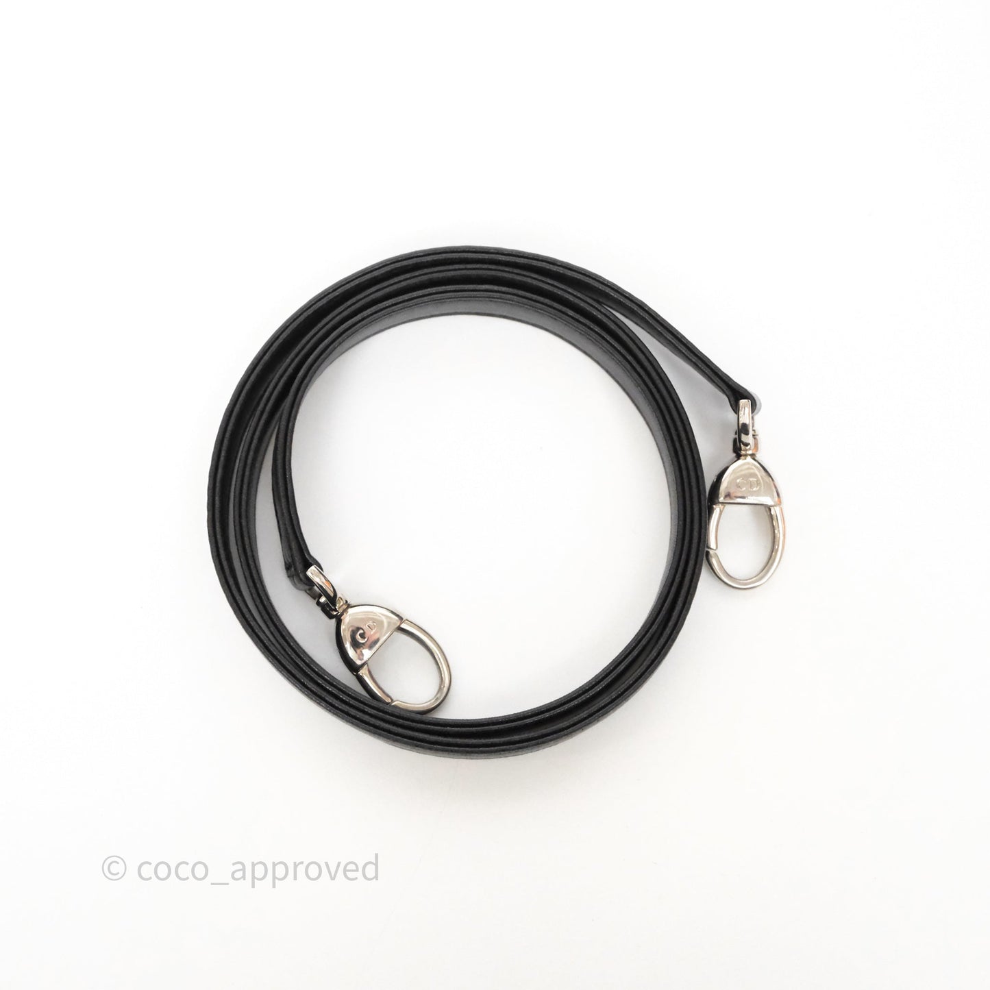 Christian Dior Medium Lady Dior Black Lambskin Silver Hardware
