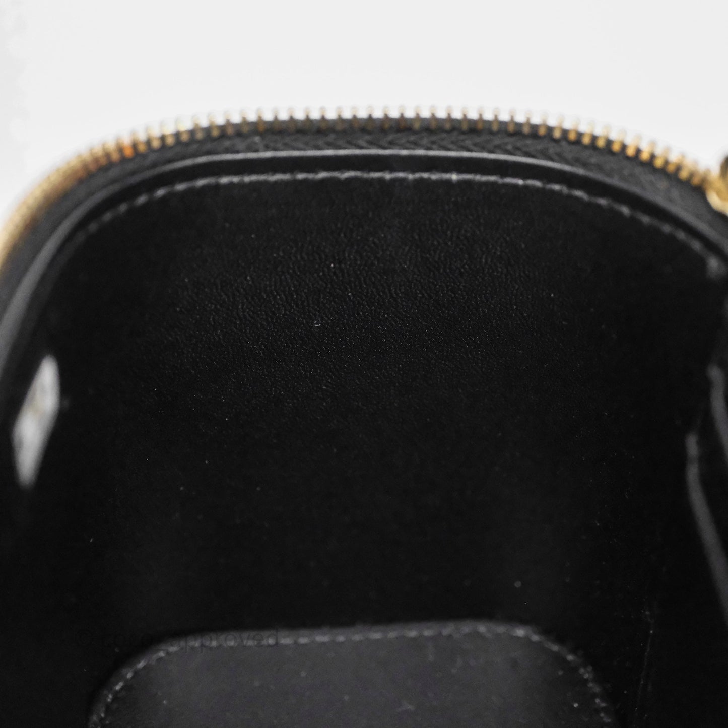 Chanel Vanity Rectangular Metal Top Handle Black Lambskin Aged Gold Hardware