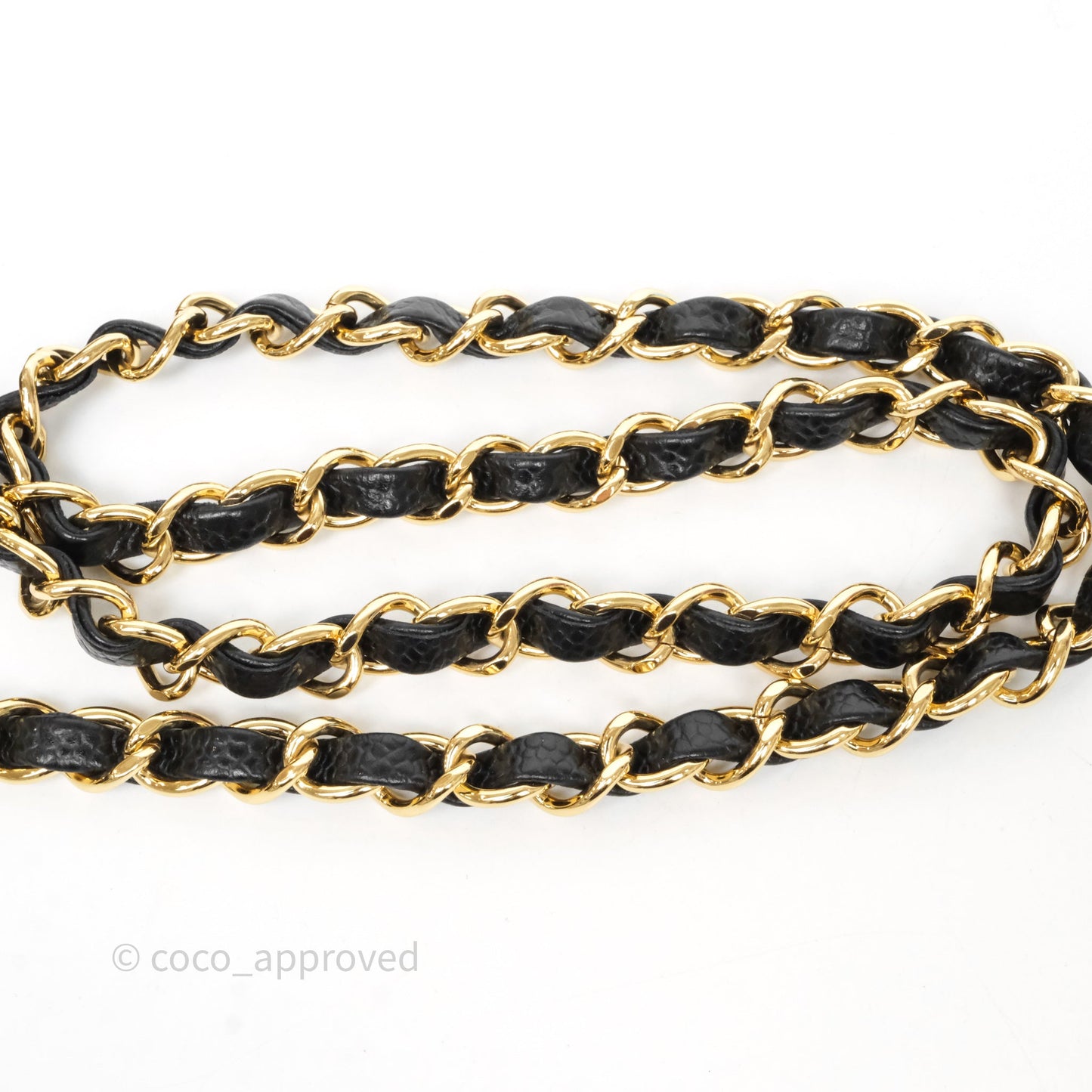 Chanel Classic M/L Medium Flap Quilted Black Caviar Gold Hardware