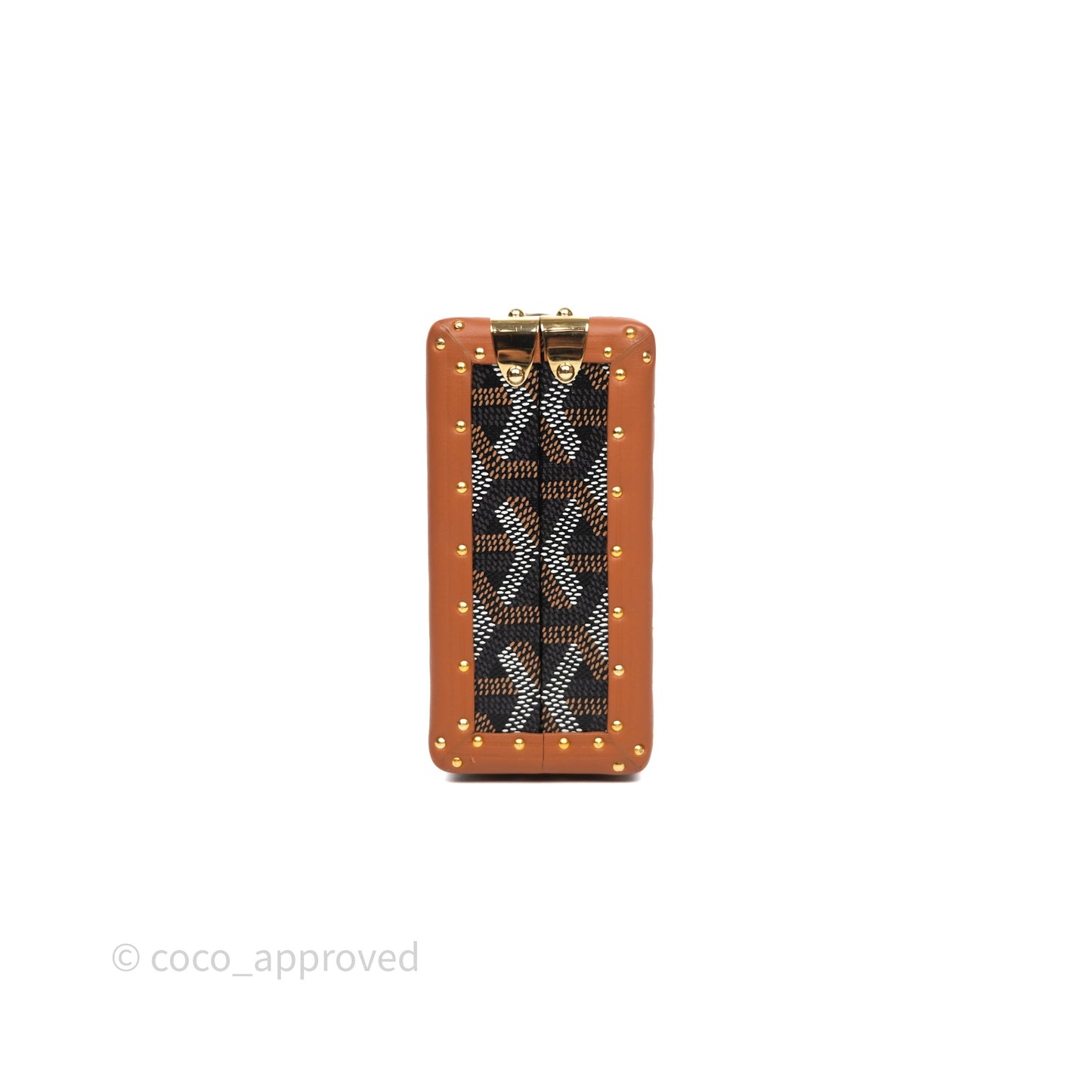 Goyard Minaudiere Trunk Bag Black & Tan