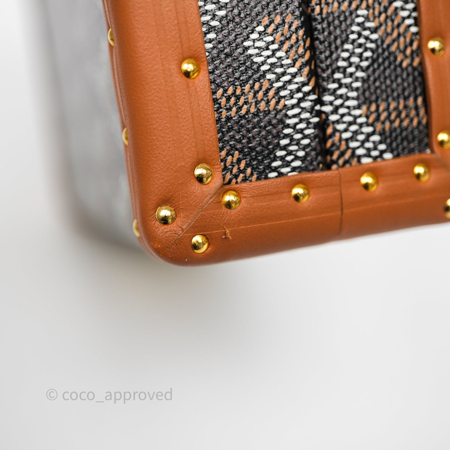 Goyard Minaudiere Trunk Bag Black & Tan