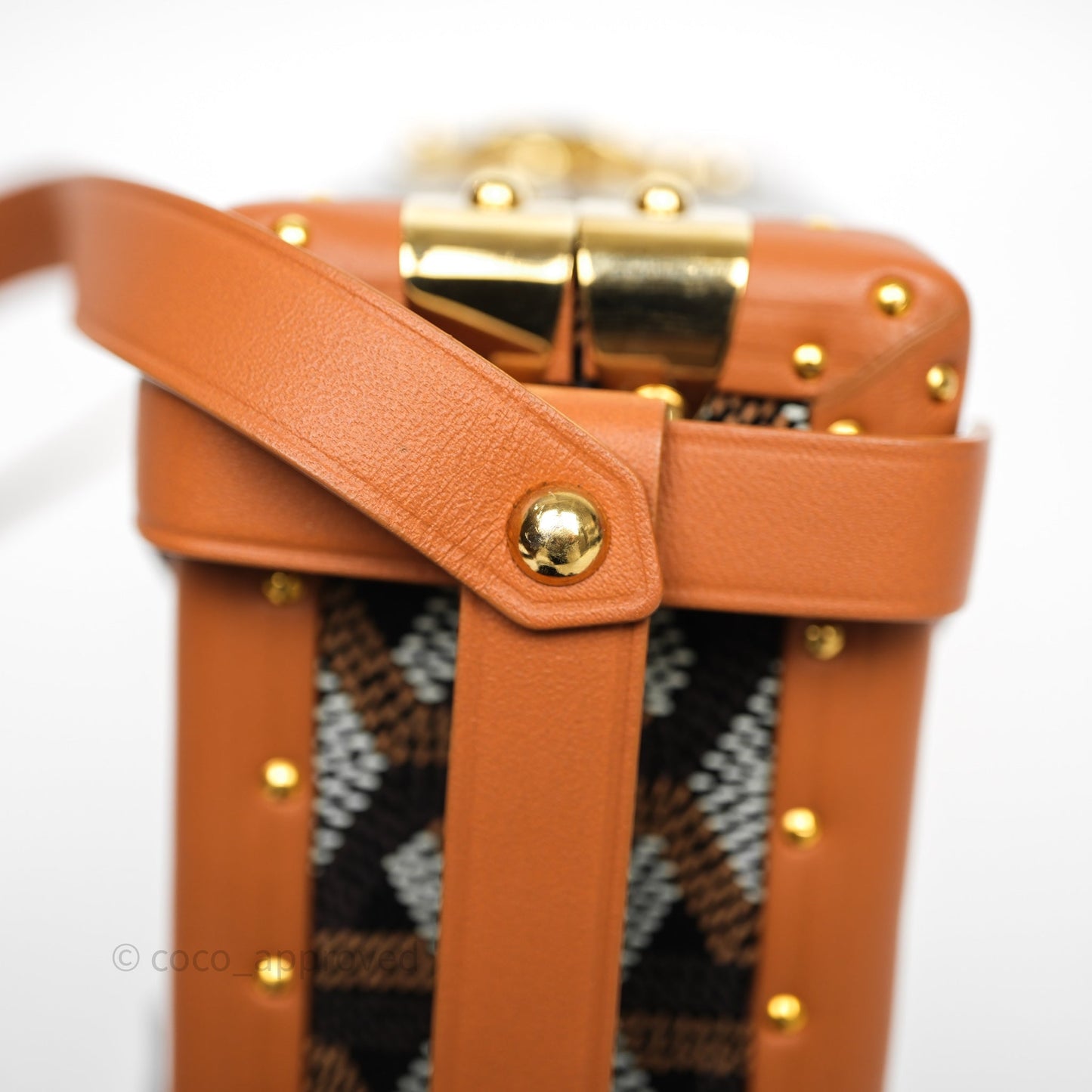 Goyard Minaudiere Trunk Bag Black & Tan