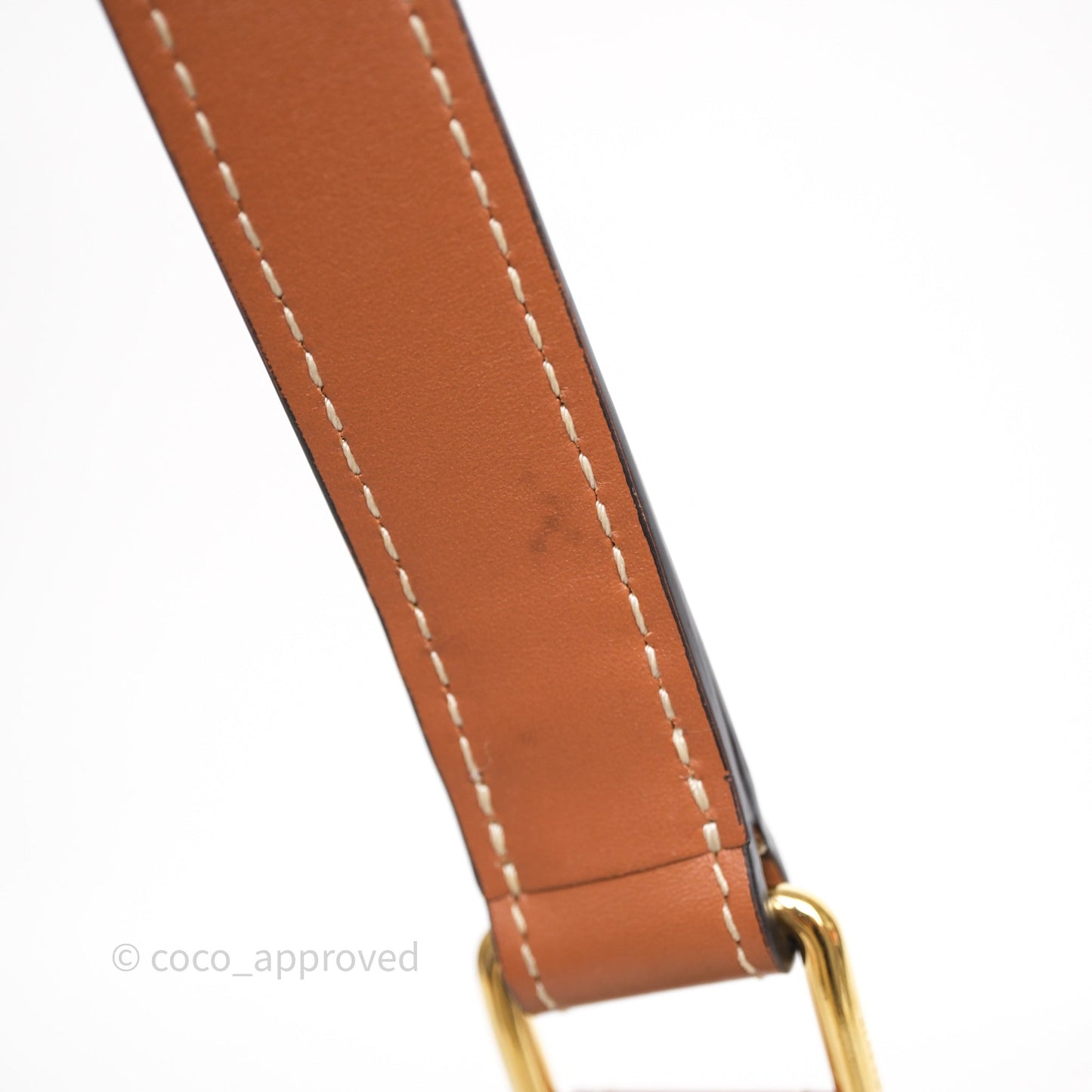 Celine Ava Bag In Triomphe Canvas Calfskin White