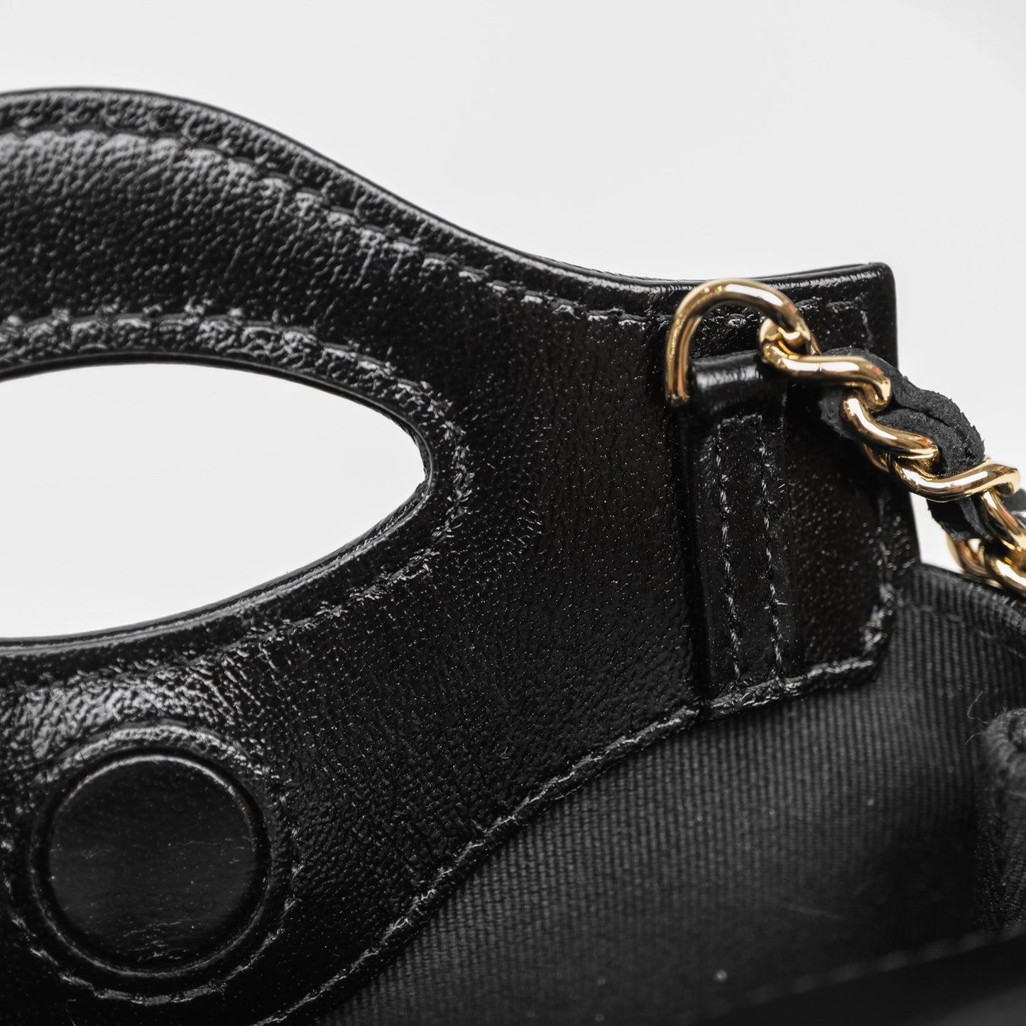 Chanel Micro 31 Black Shiny Calfskin Gold Hardware