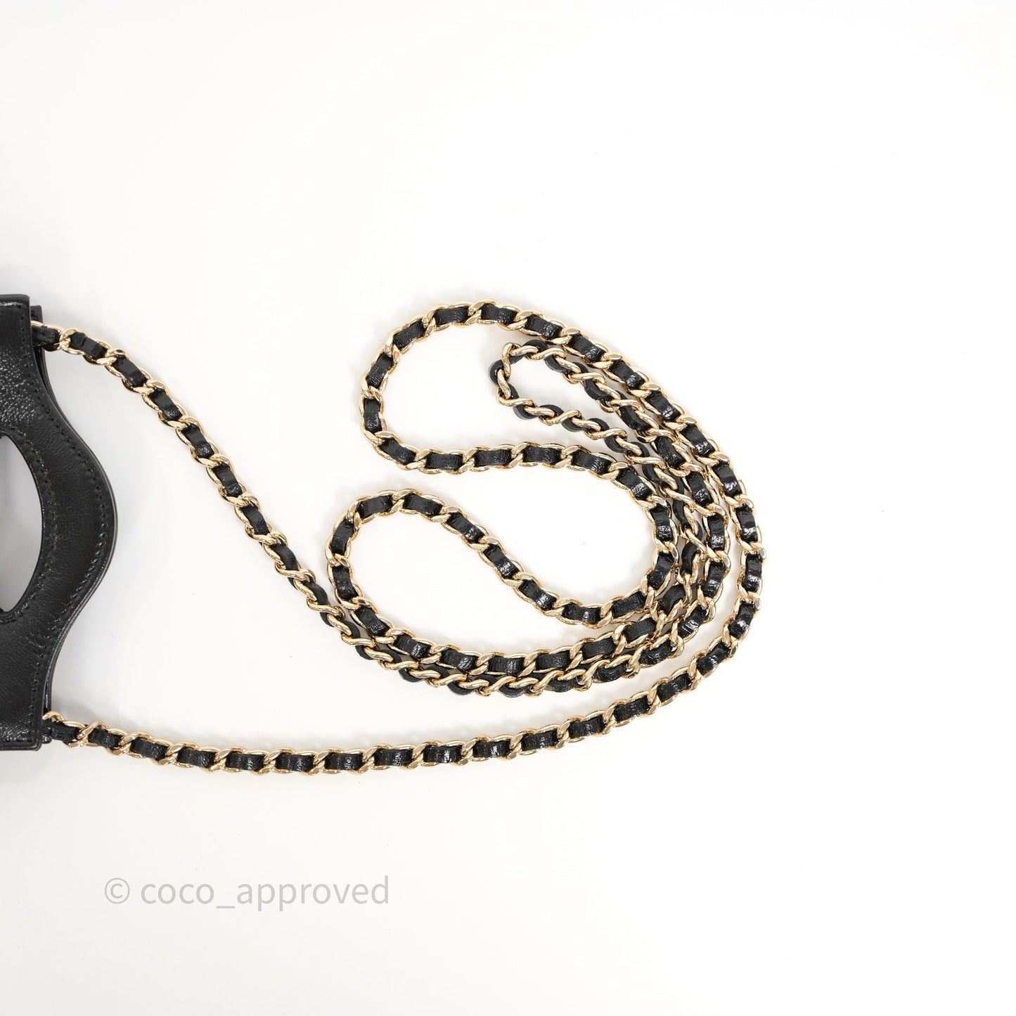 Chanel Micro 31 Black Shiny Calfskin Gold Hardware